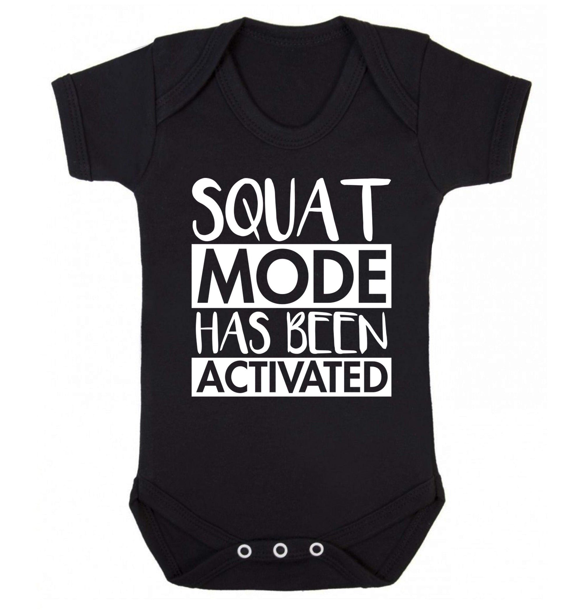 Squat mode activated Baby Vest black 18-24 months