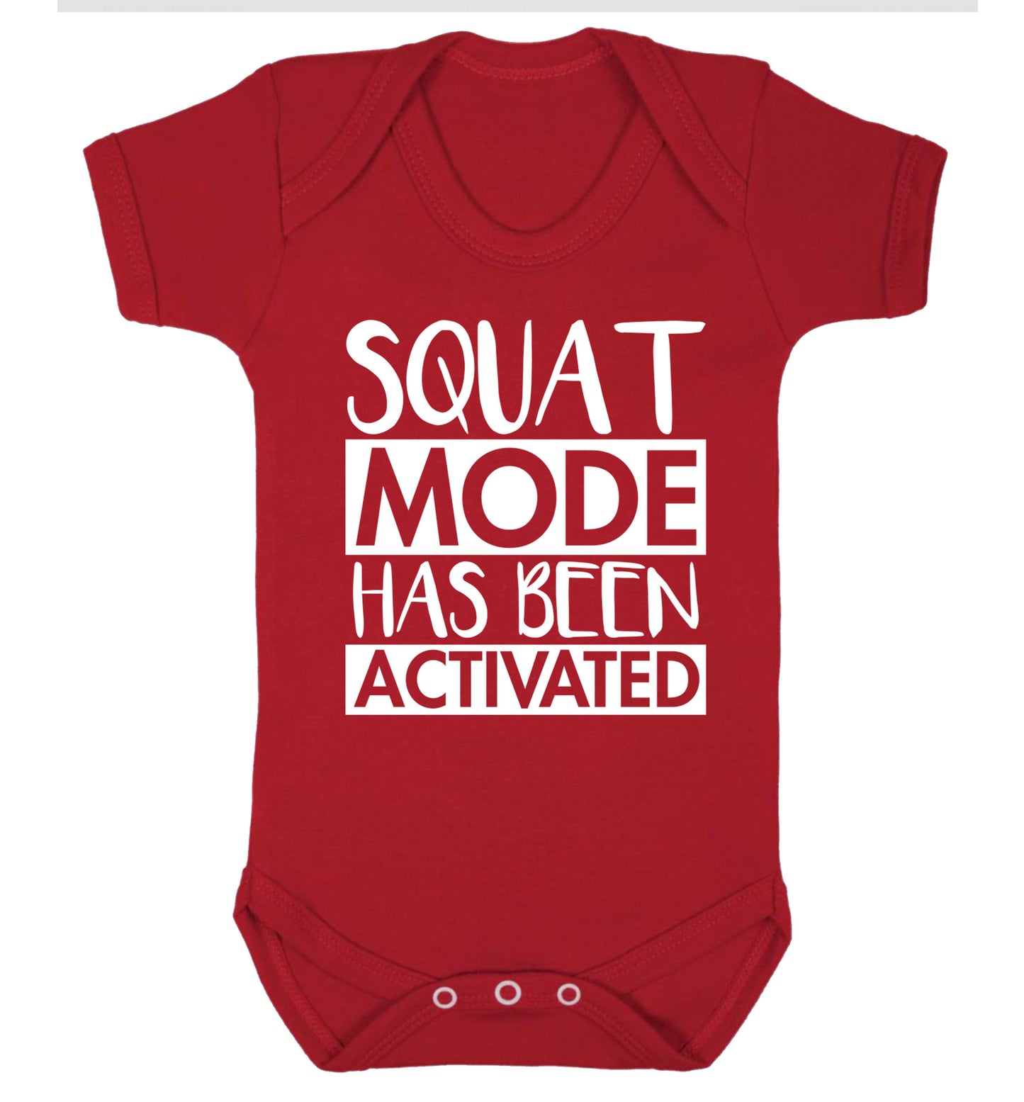 Squat mode activated Baby Vest red 18-24 months