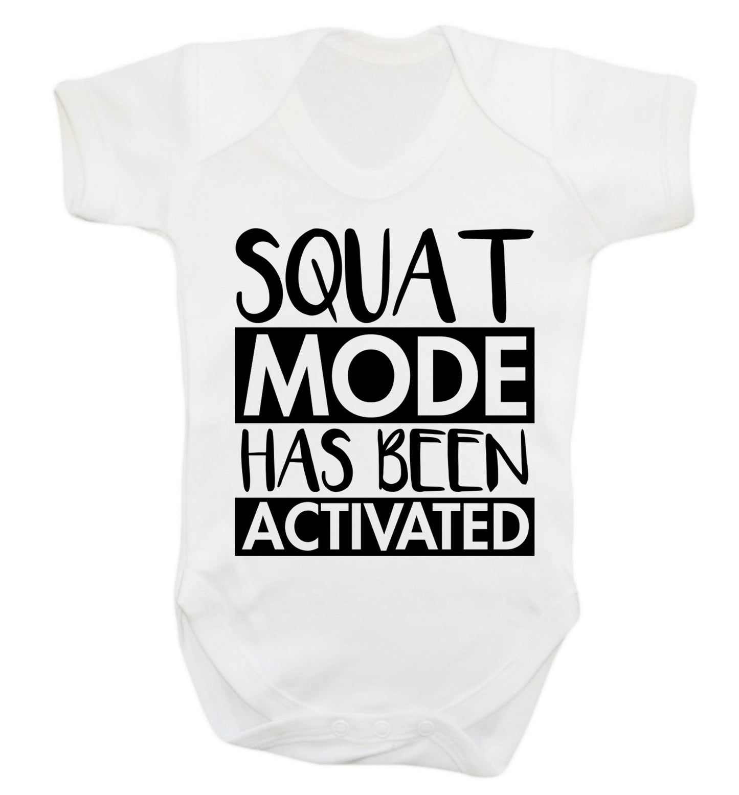 Squat mode activated Baby Vest white 18-24 months