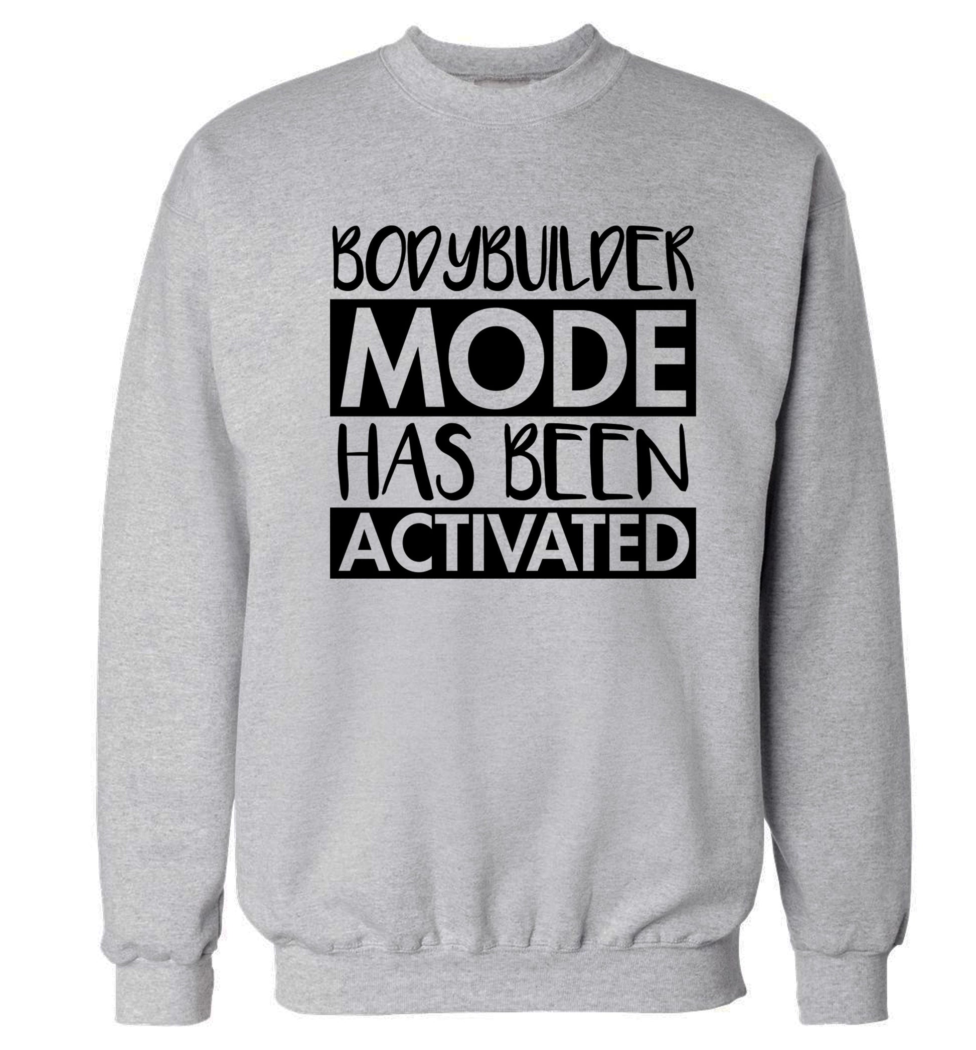 Bodybuilder mode activated Adult's unisex grey Sweater 2XL