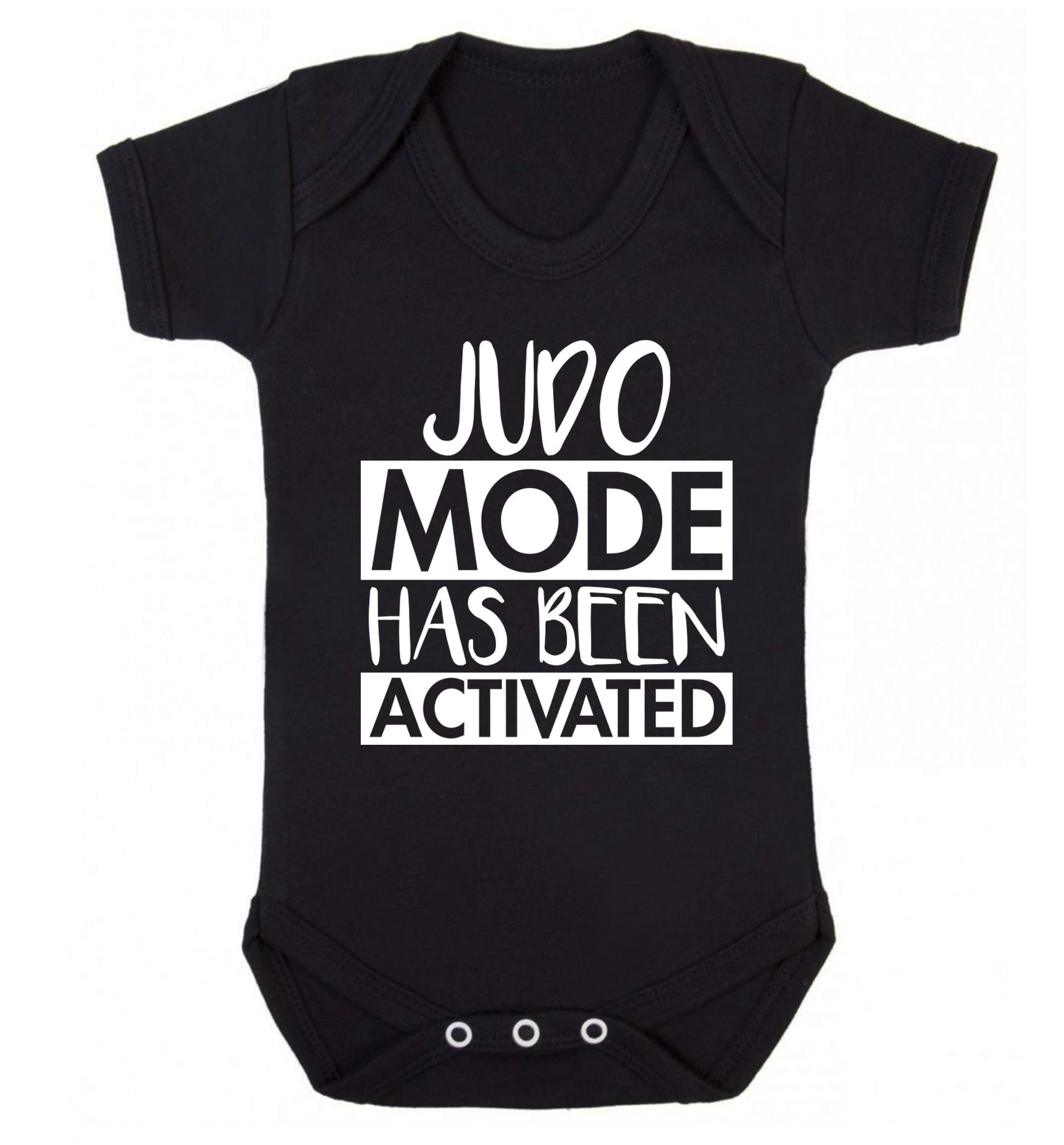 Judo mode activated Baby Vest black 18-24 months