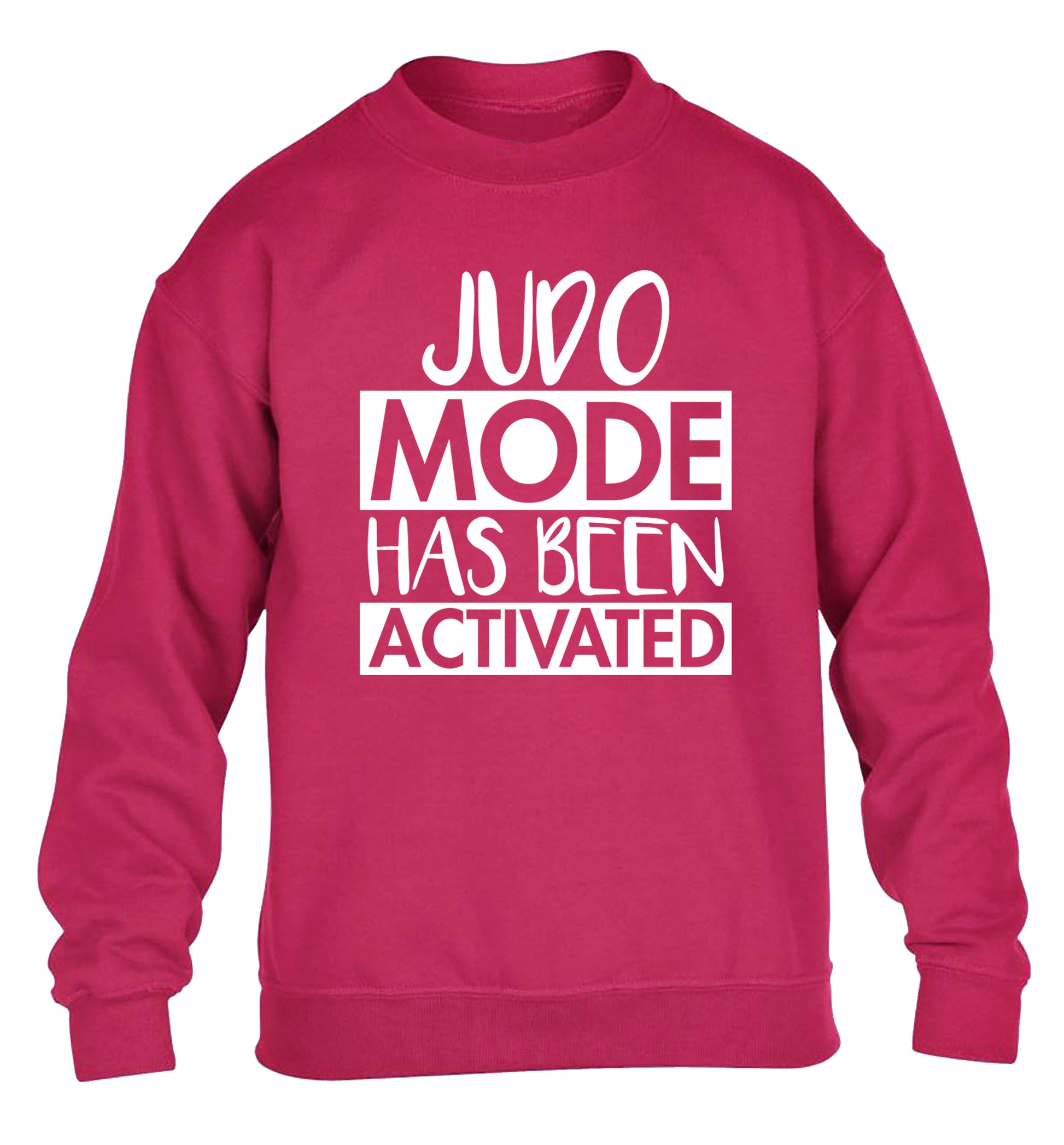 Judo mode activated children's pink sweater 12-14 Years