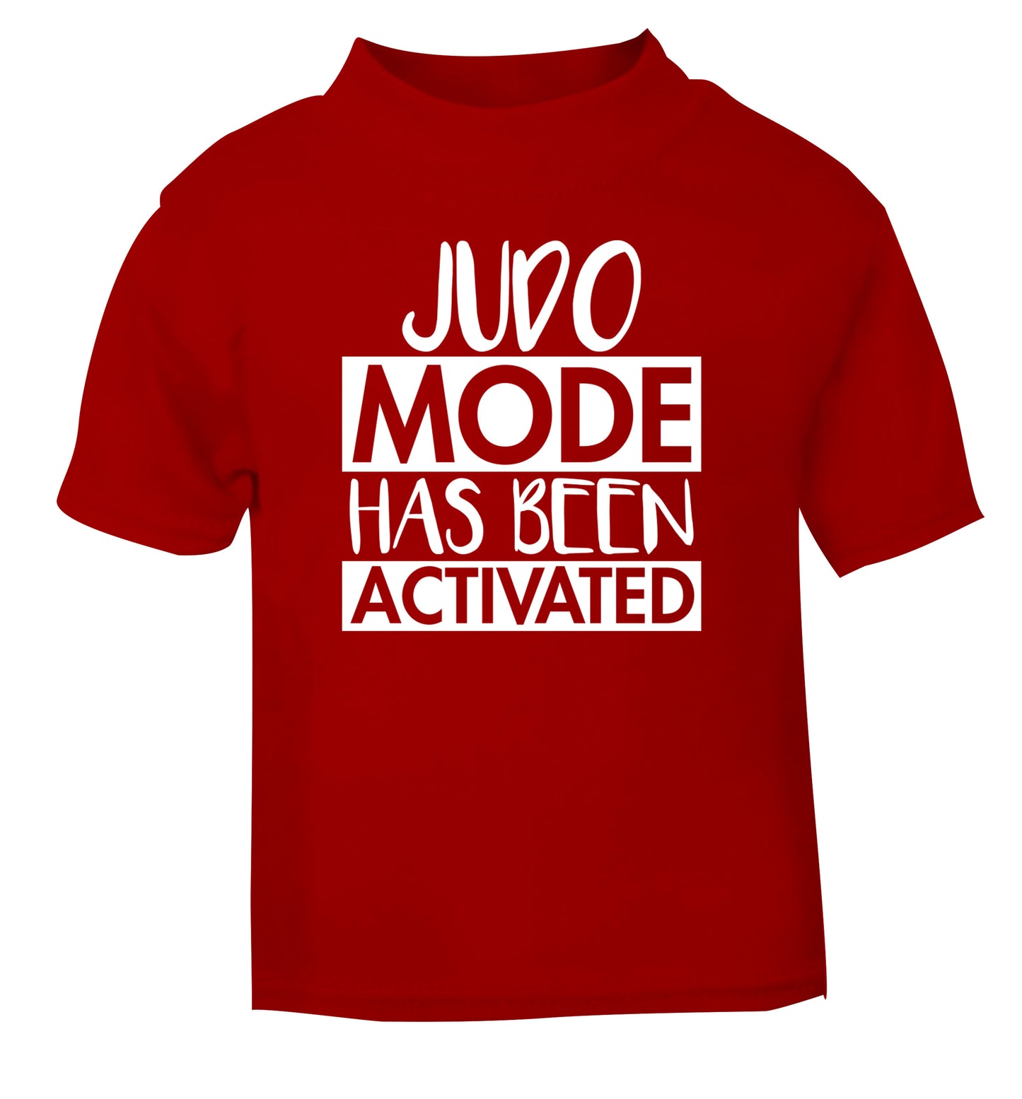 Judo mode activated red Baby Toddler Tshirt 2 Years