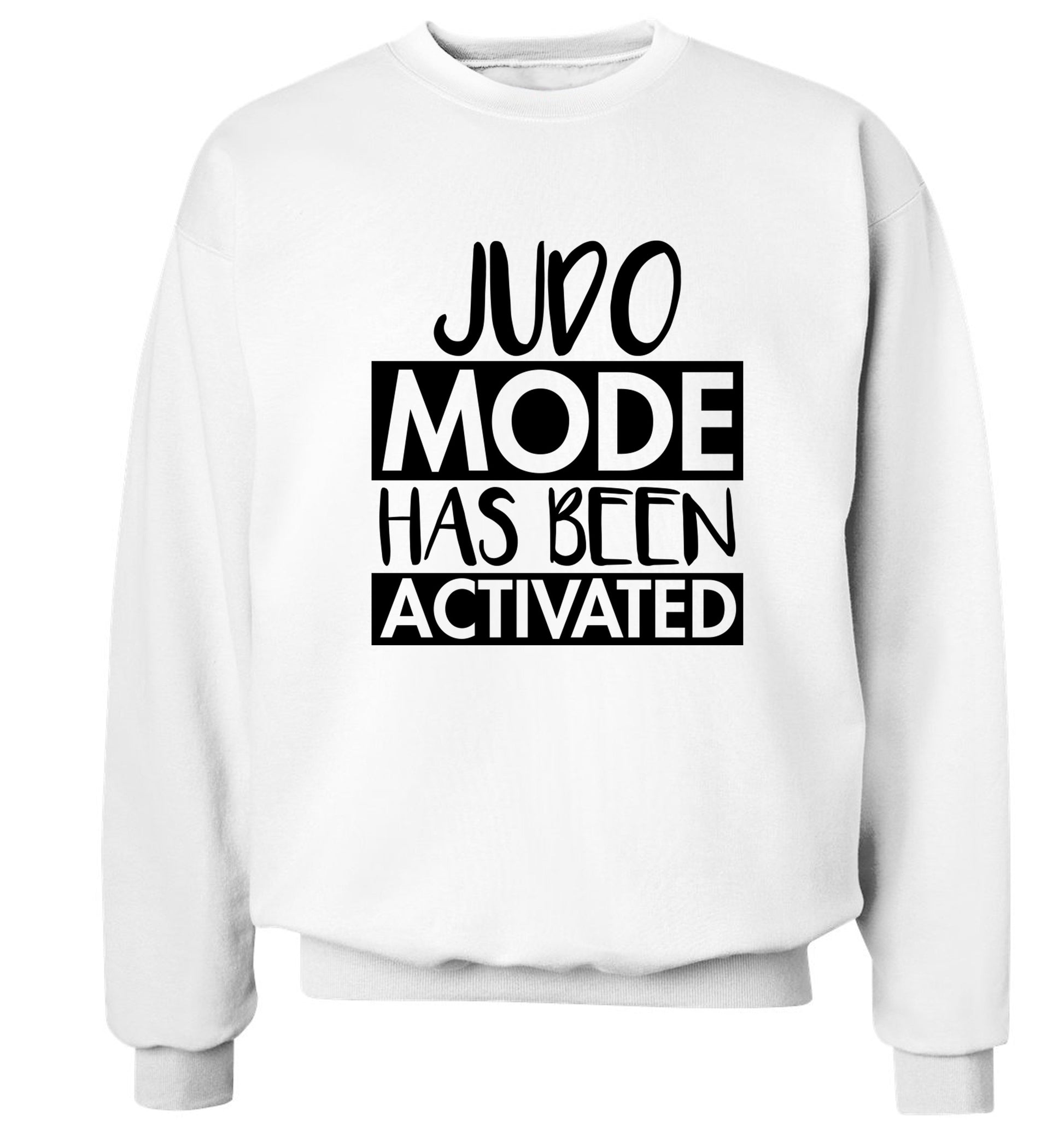 Judo mode activated Adult's unisex white Sweater 2XL