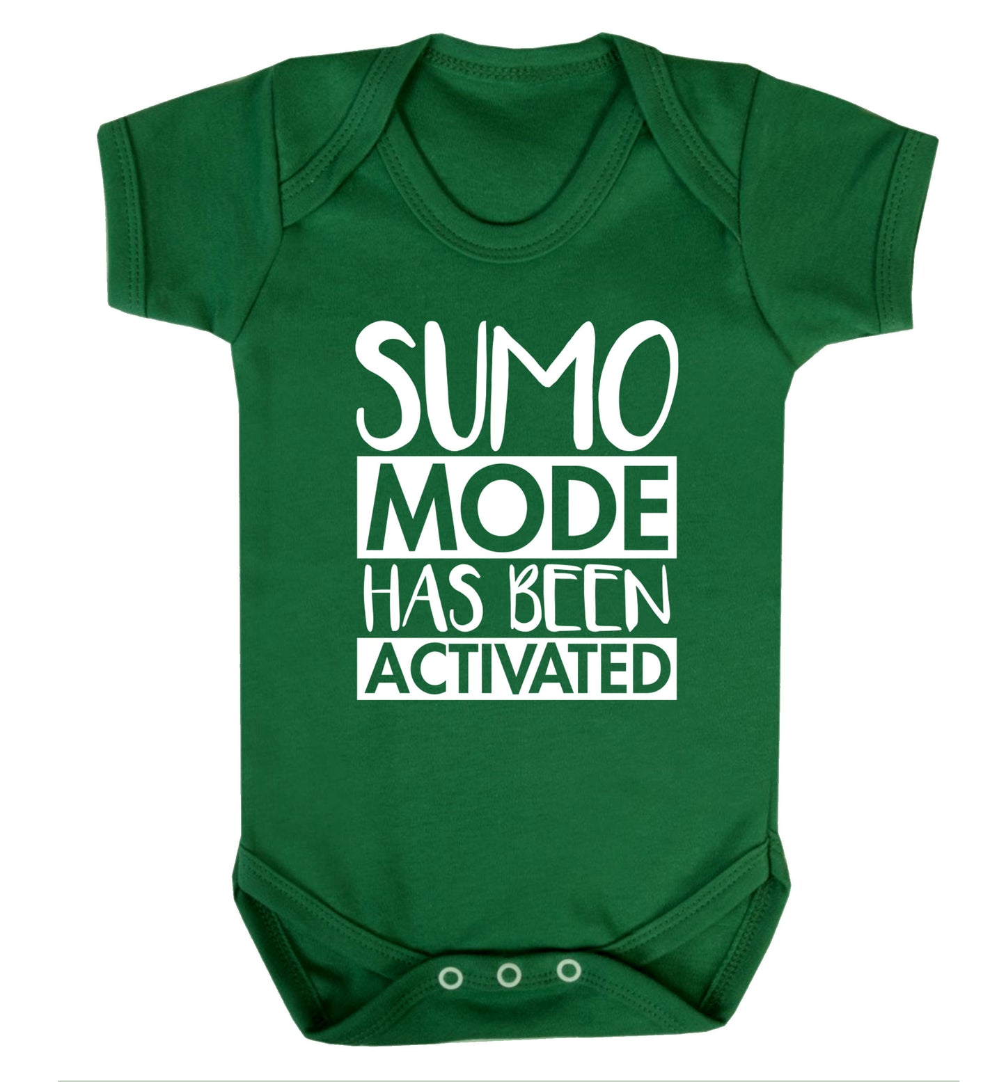 Sumo mode activated Baby Vest green 18-24 months
