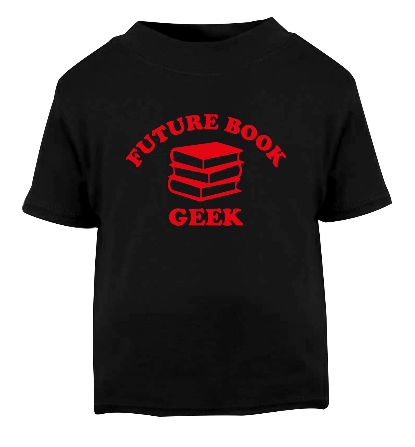 Future book geek Black Baby Toddler Tshirt 2 years