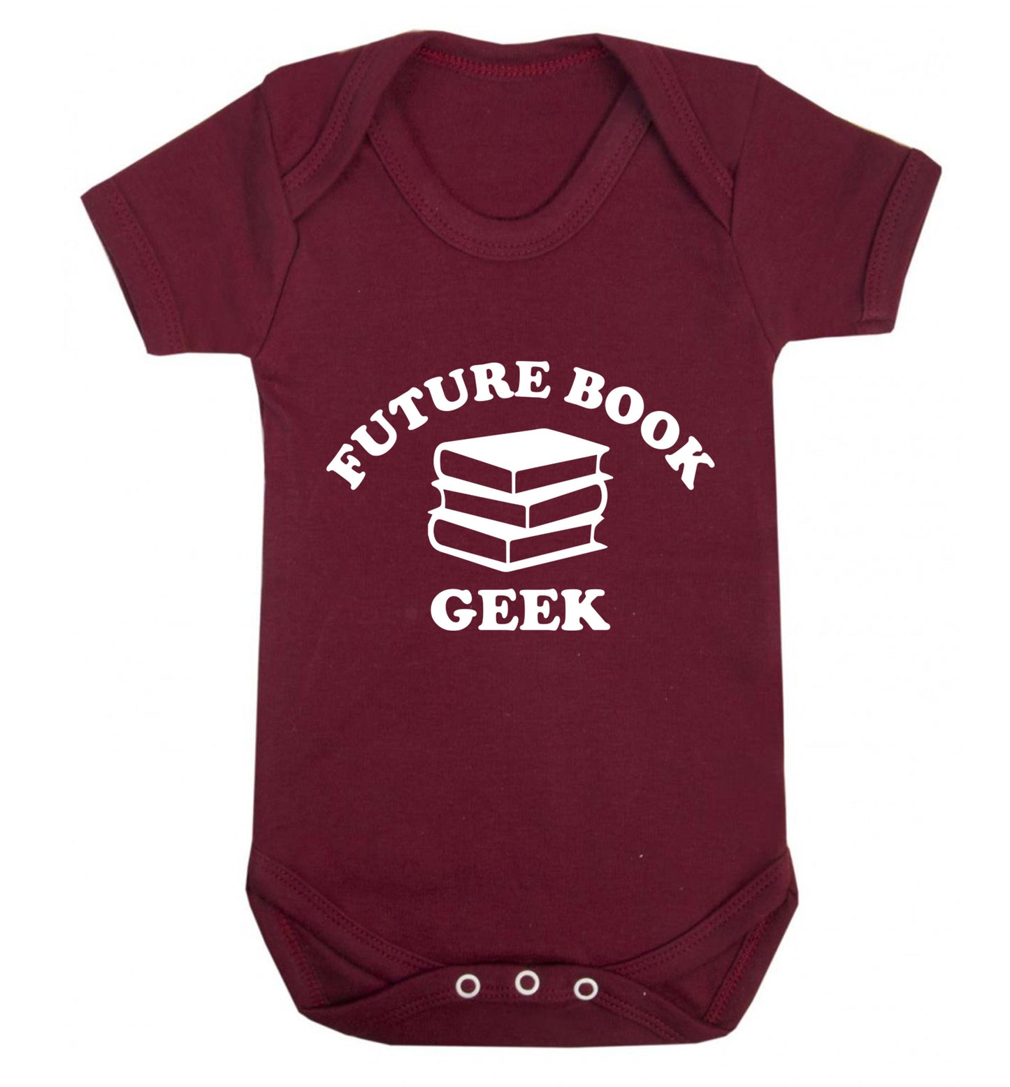 Future book geek Baby Vest maroon 18-24 months