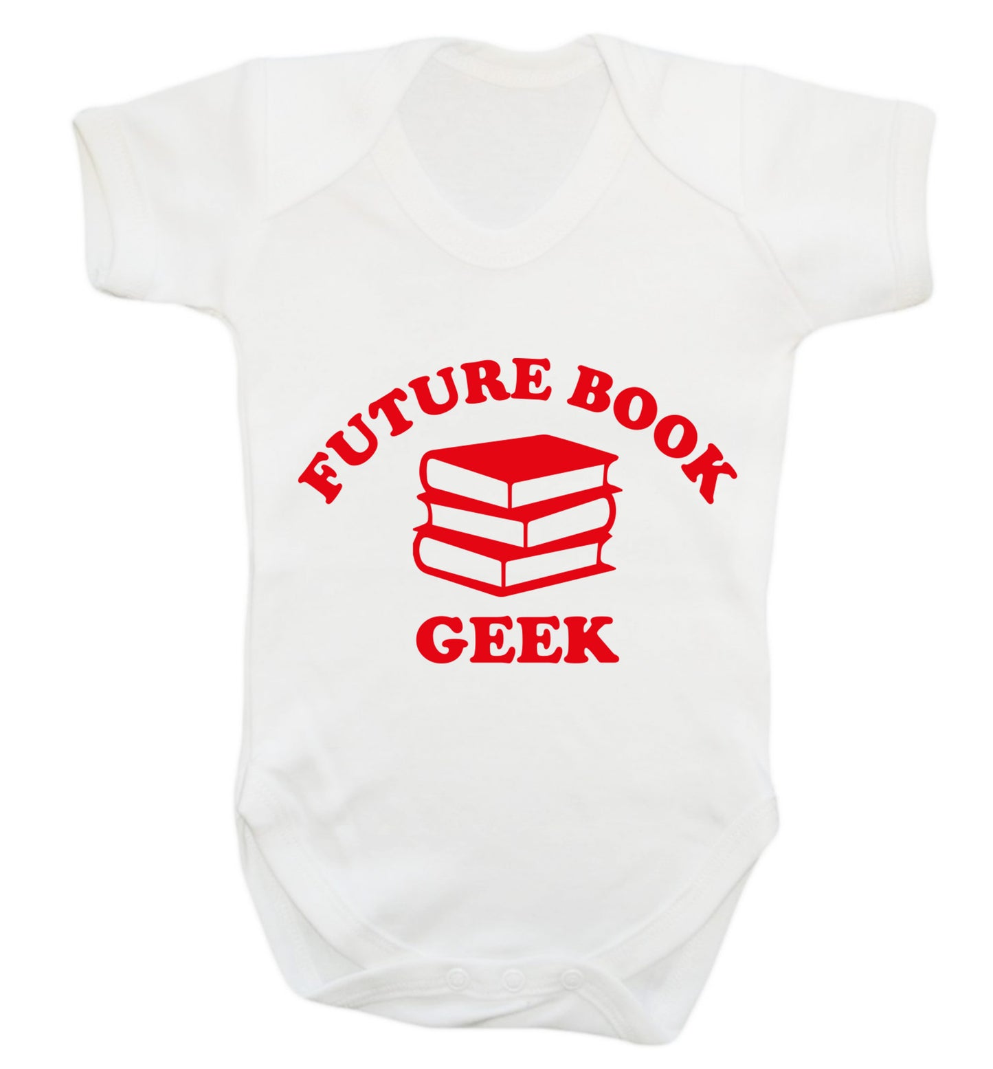 Future book geek Baby Vest white 18-24 months
