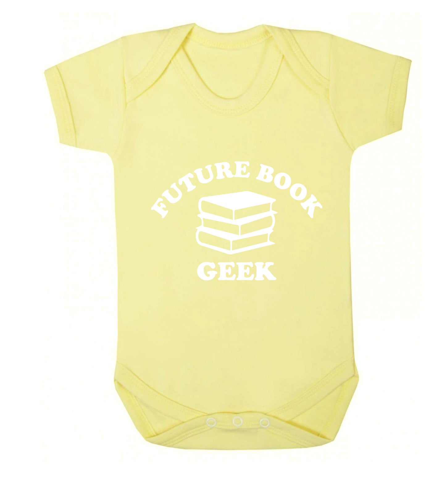 Future book geek Baby Vest pale yellow 18-24 months