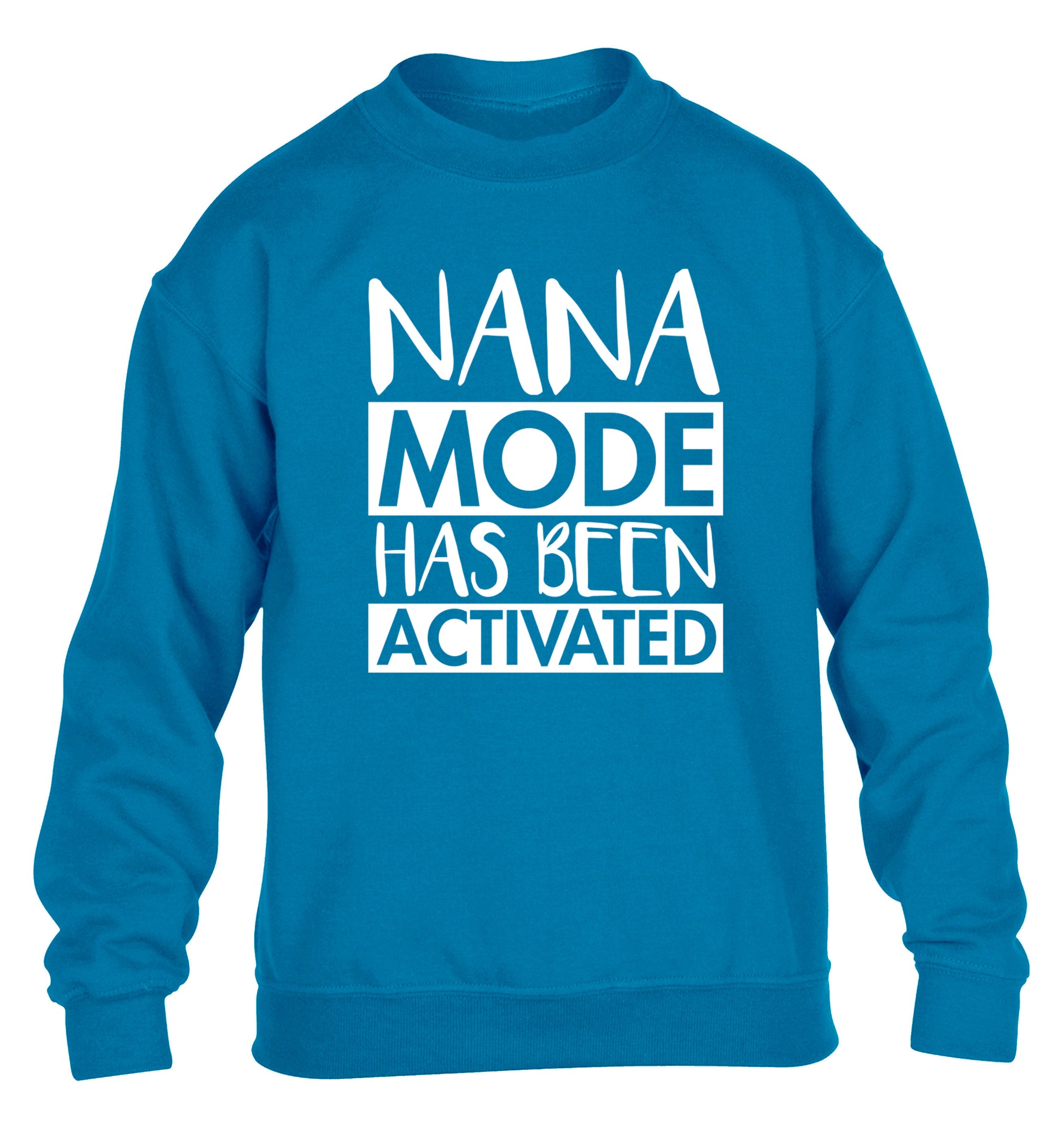 Nana mode activated children's blue sweater 12-14 Years
