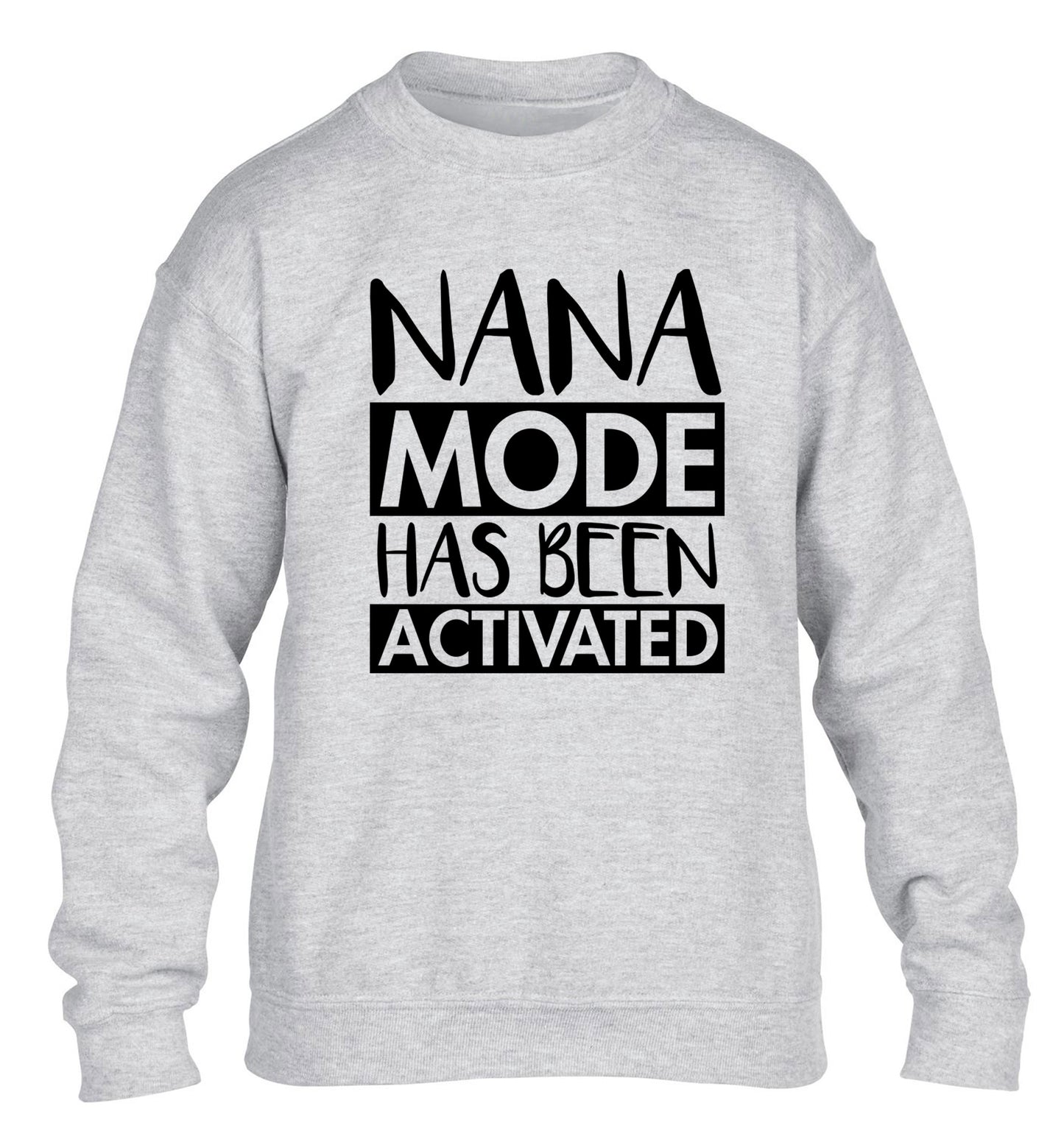 Nana mode activated children's grey sweater 12-14 Years
