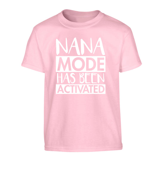 Nana mode activated Children's light pink Tshirt 12-14 Years