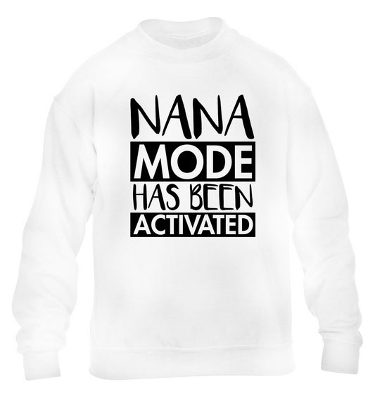 Nana mode activated children's white sweater 12-14 Years