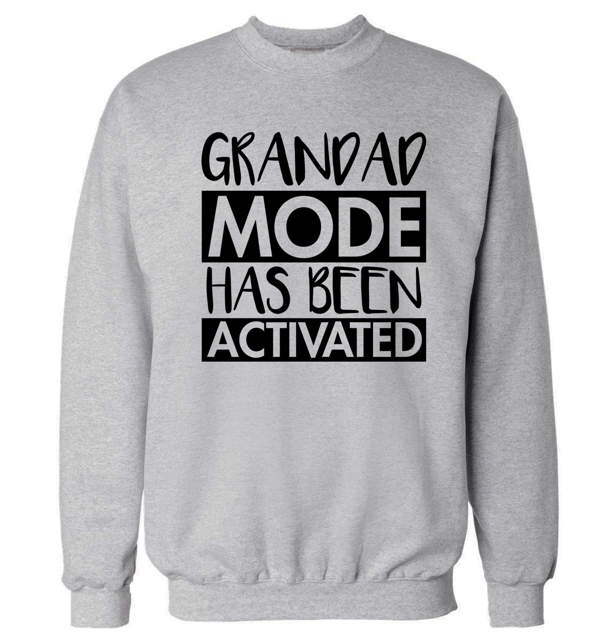Grandad mode activated Adult's unisex grey Sweater 2XL