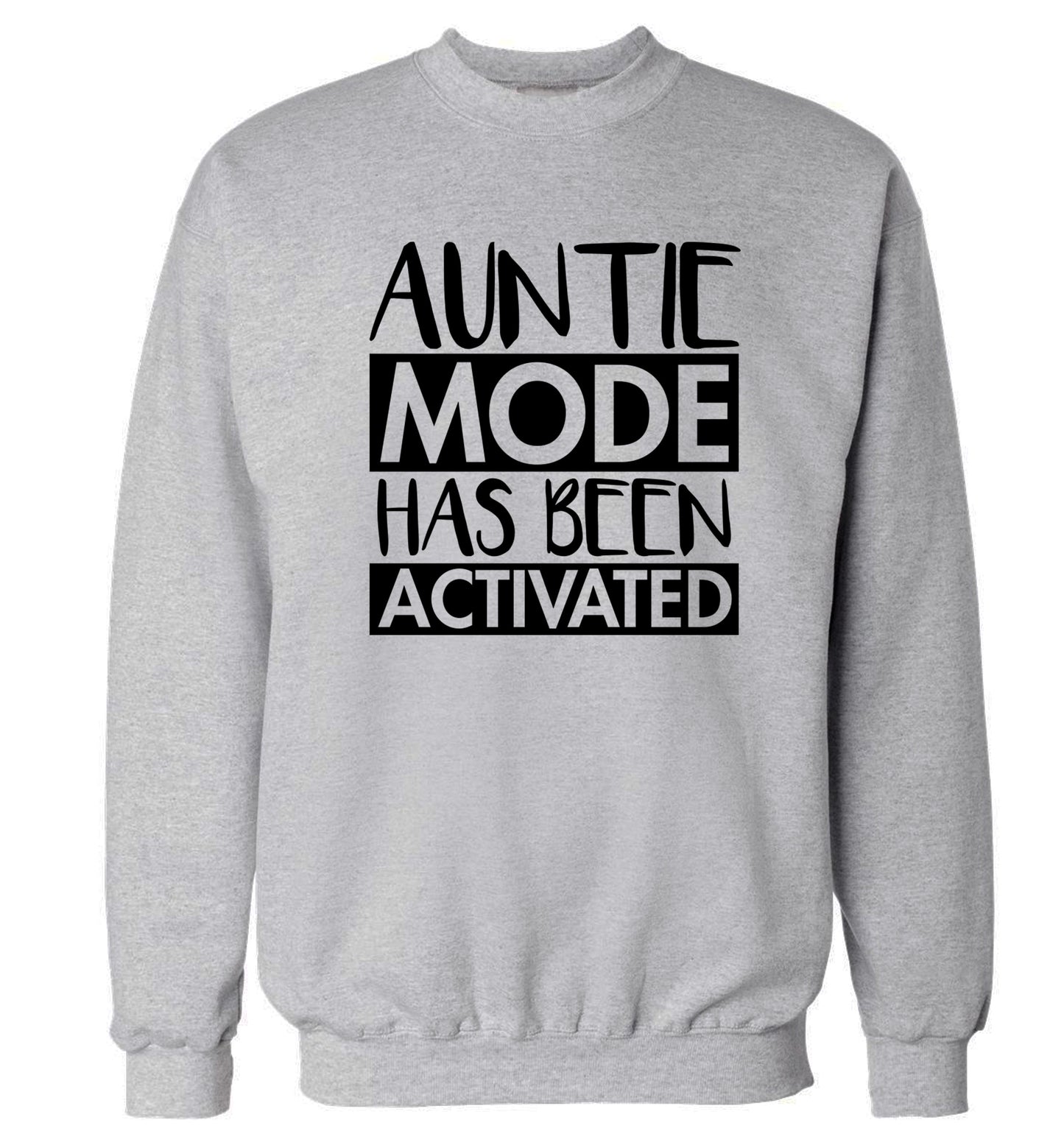 Auntie mode activated Adult's unisex grey Sweater 2XL