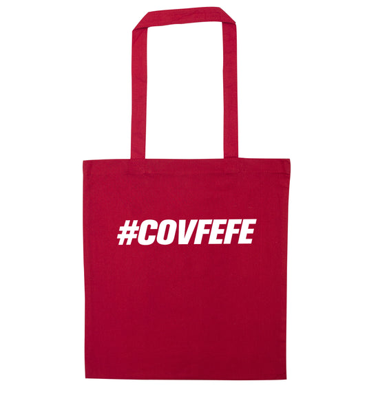 #covfefe red tote bag
