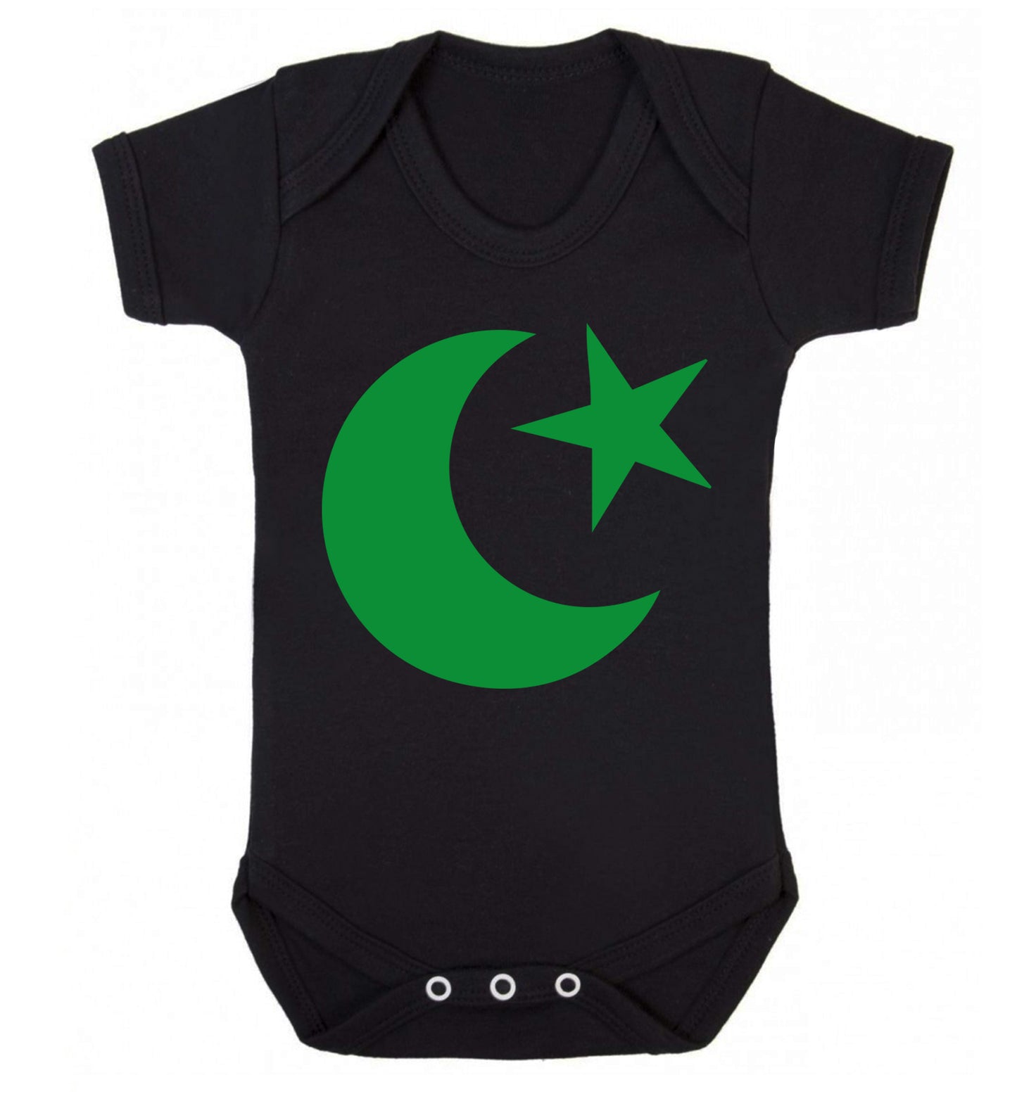 Eid Symbol Baby Vest black 18-24 months