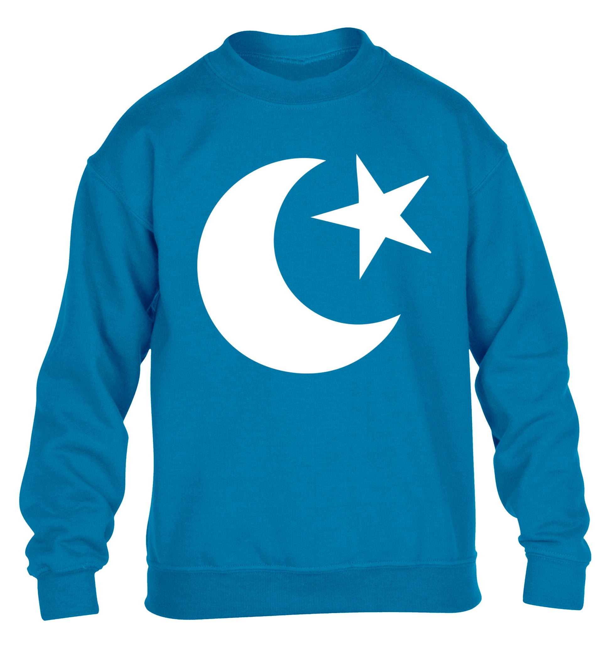 Eid symbol children's blue sweater 12-13 Years