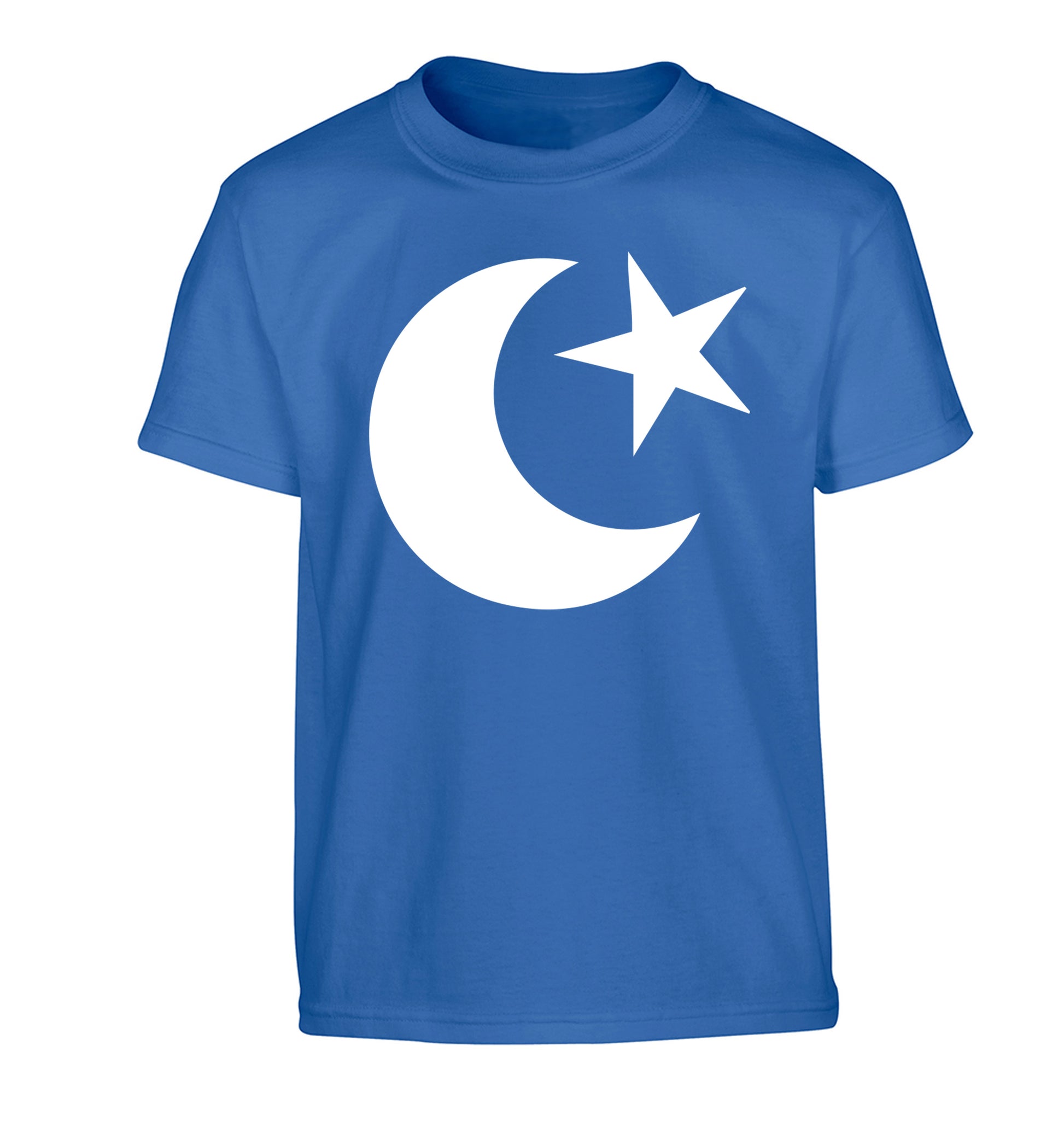 Eid symbol Children's blue Tshirt 12-13 Years