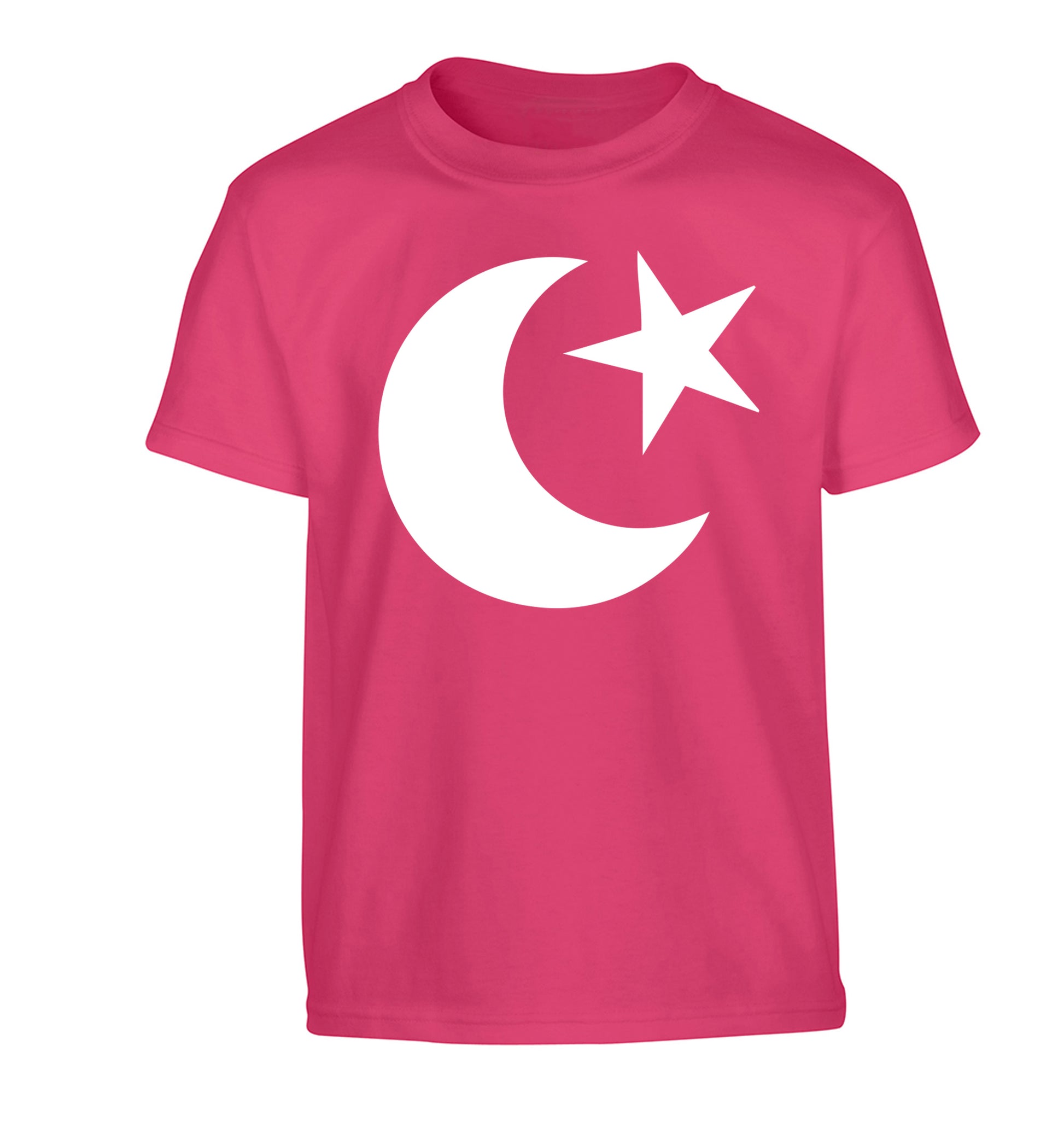 Eid symbol Children's pink Tshirt 12-13 Years