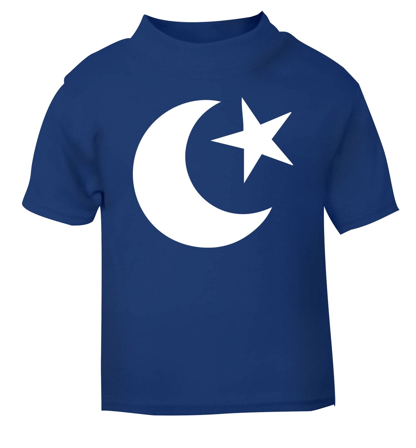 Eid symbol blue baby toddler Tshirt 2 Years