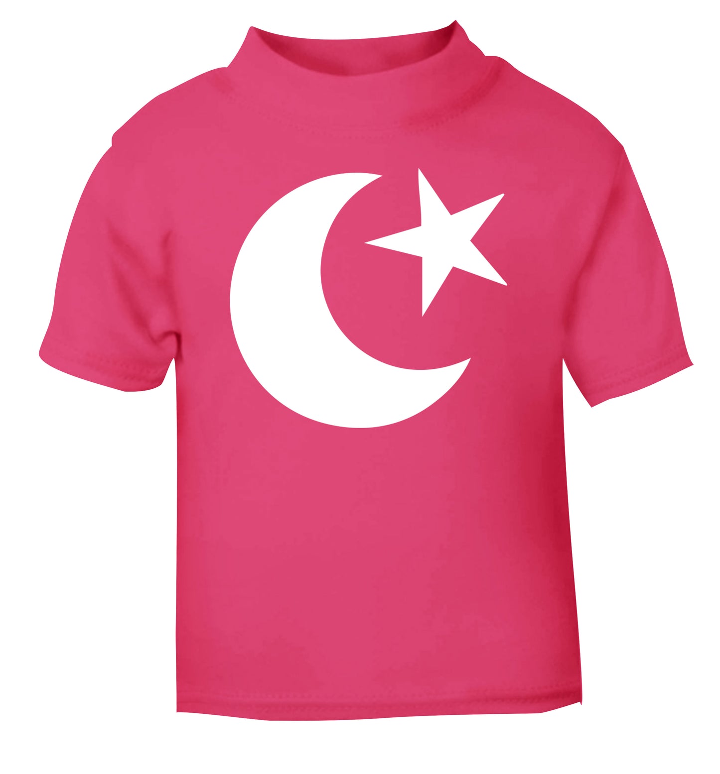 Eid symbol pink baby toddler Tshirt 2 Years
