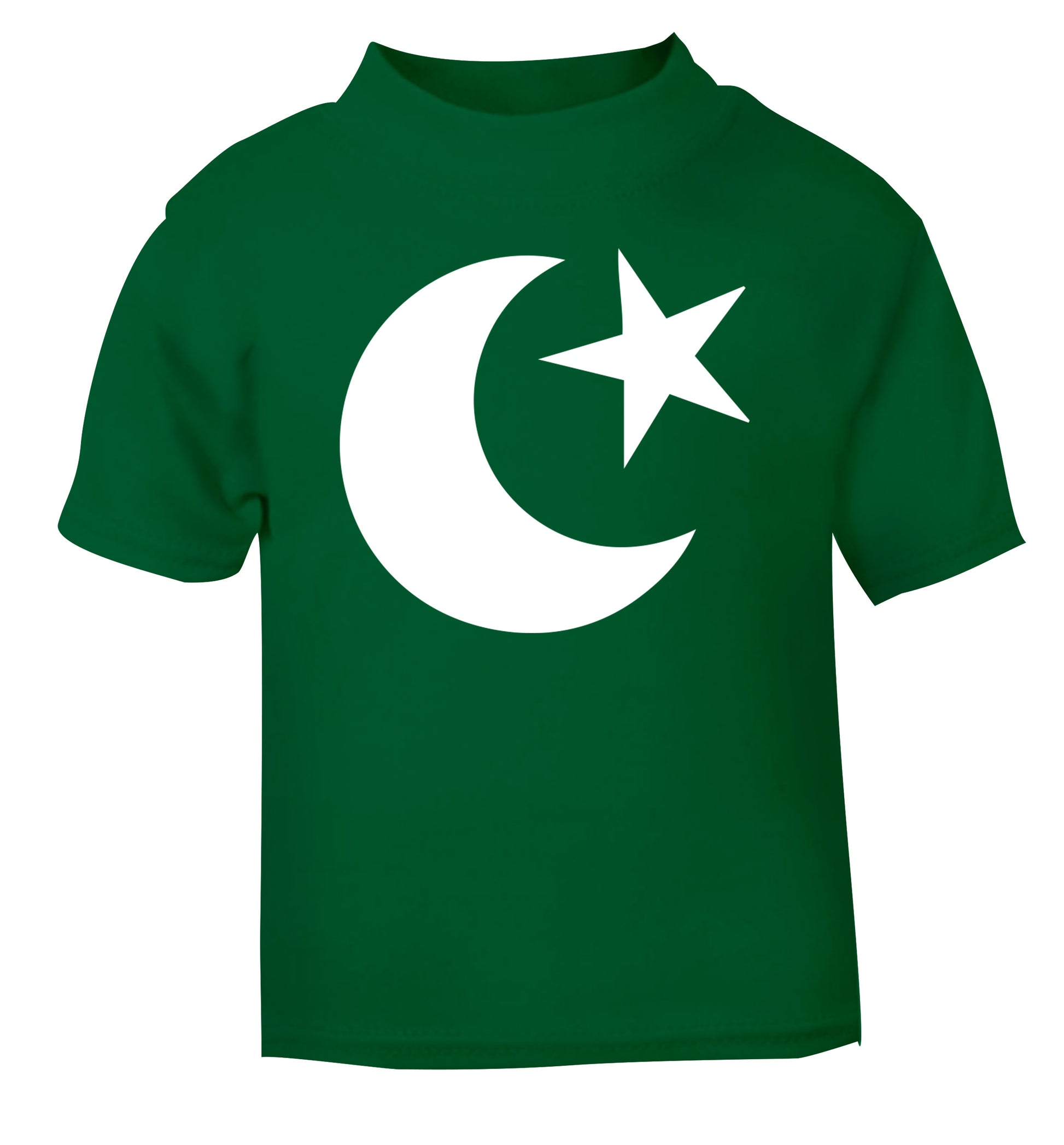 Eid symbol green baby toddler Tshirt 2 Years