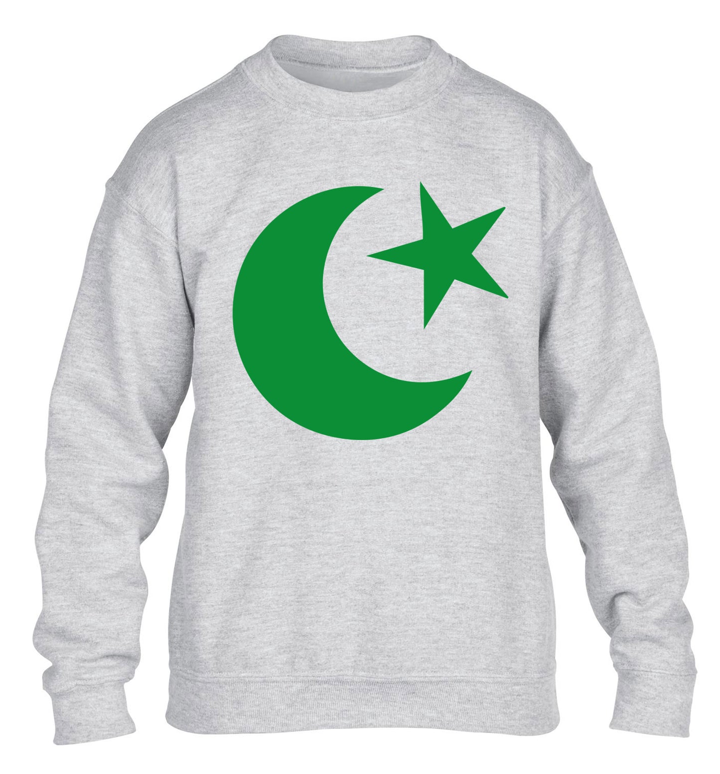 Eid symbol children's grey sweater 12-13 Years