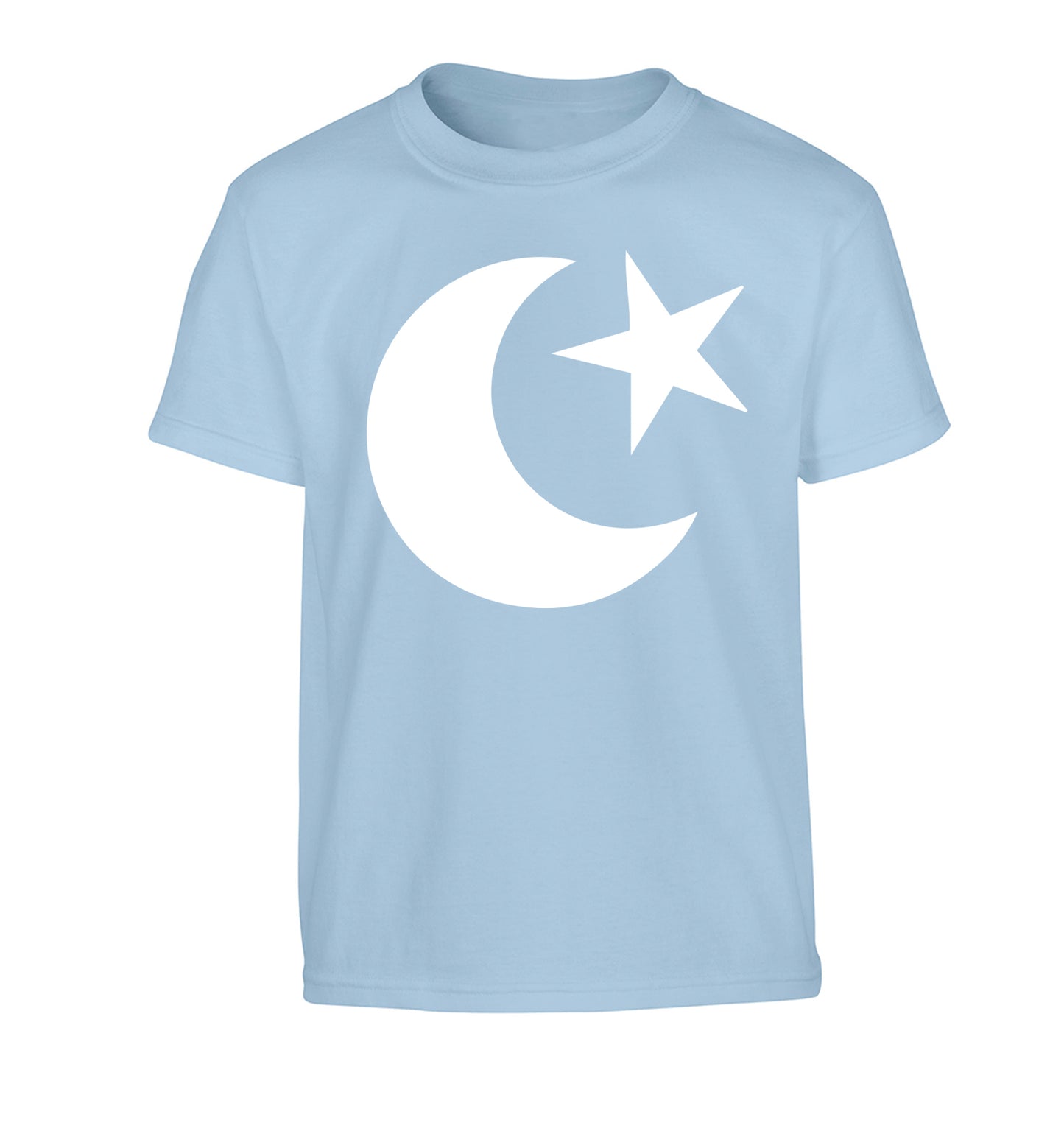 Eid symbol Children's light blue Tshirt 12-13 Years