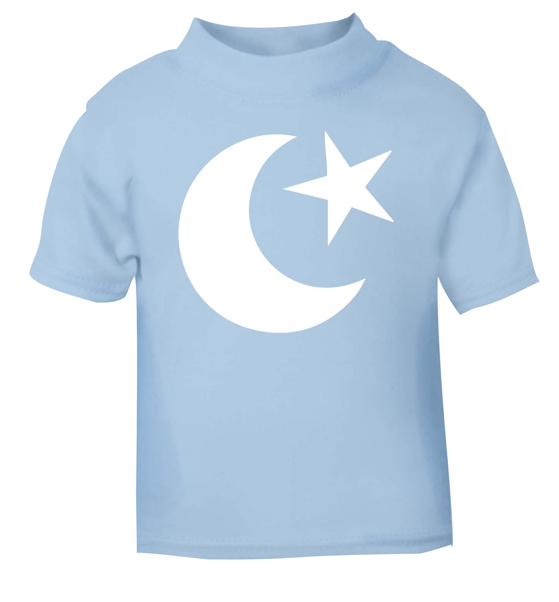 Eid symbol light blue baby toddler Tshirt 2 Years