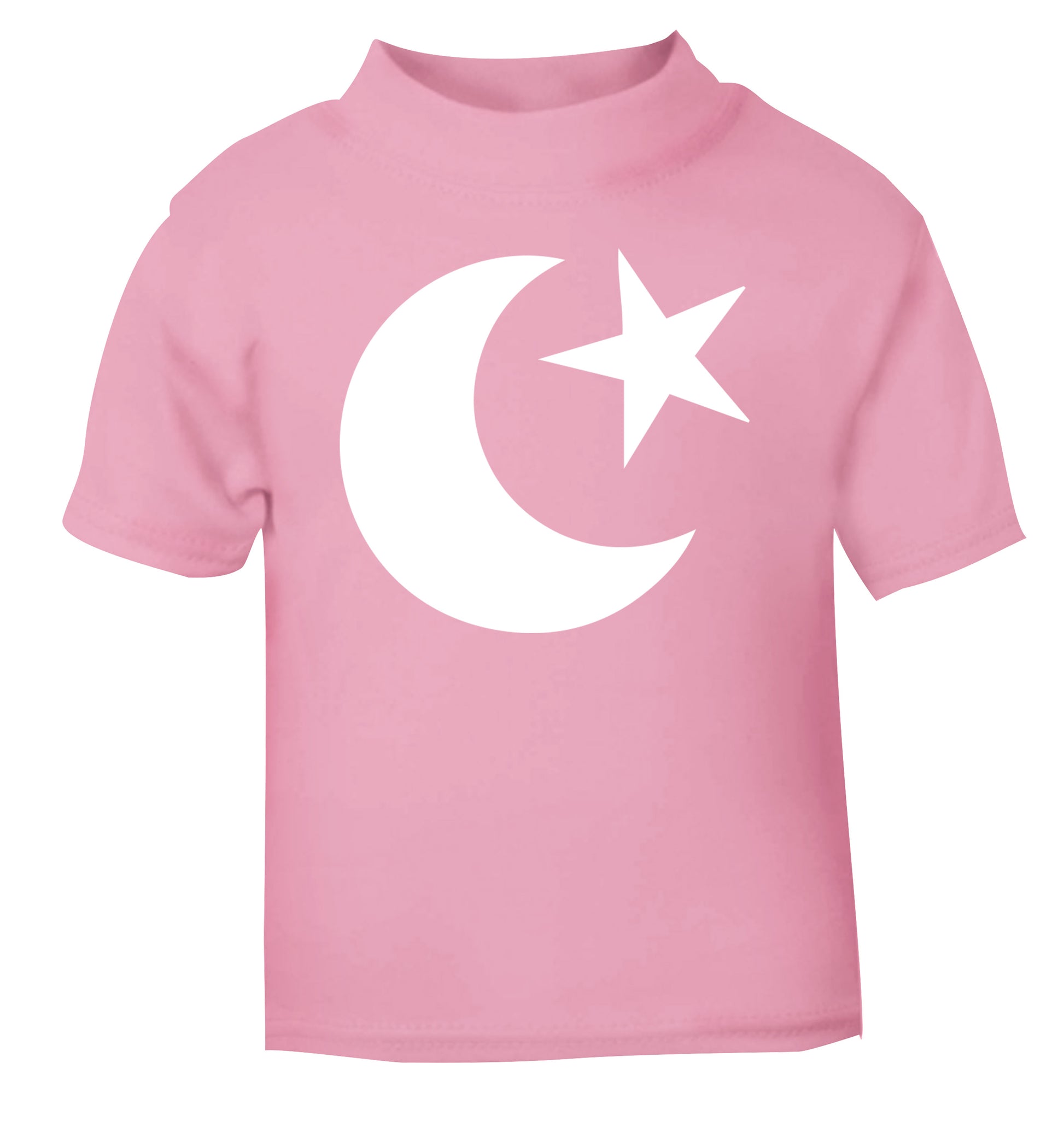 Eid symbol light pink baby toddler Tshirt 2 Years
