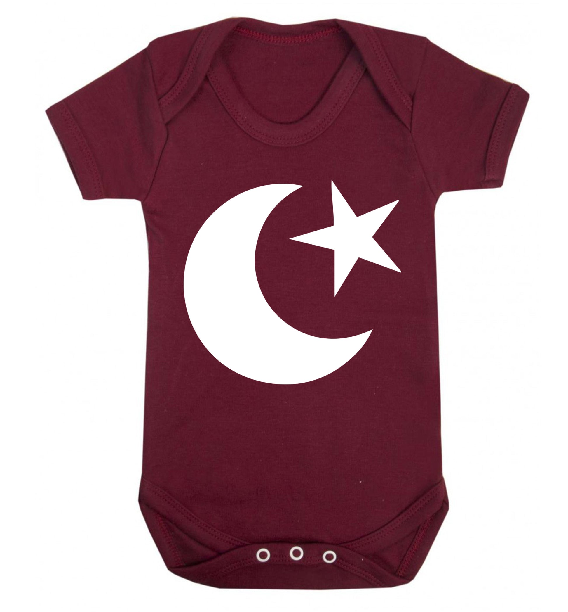 Eid Symbol Baby Vest maroon 18-24 months