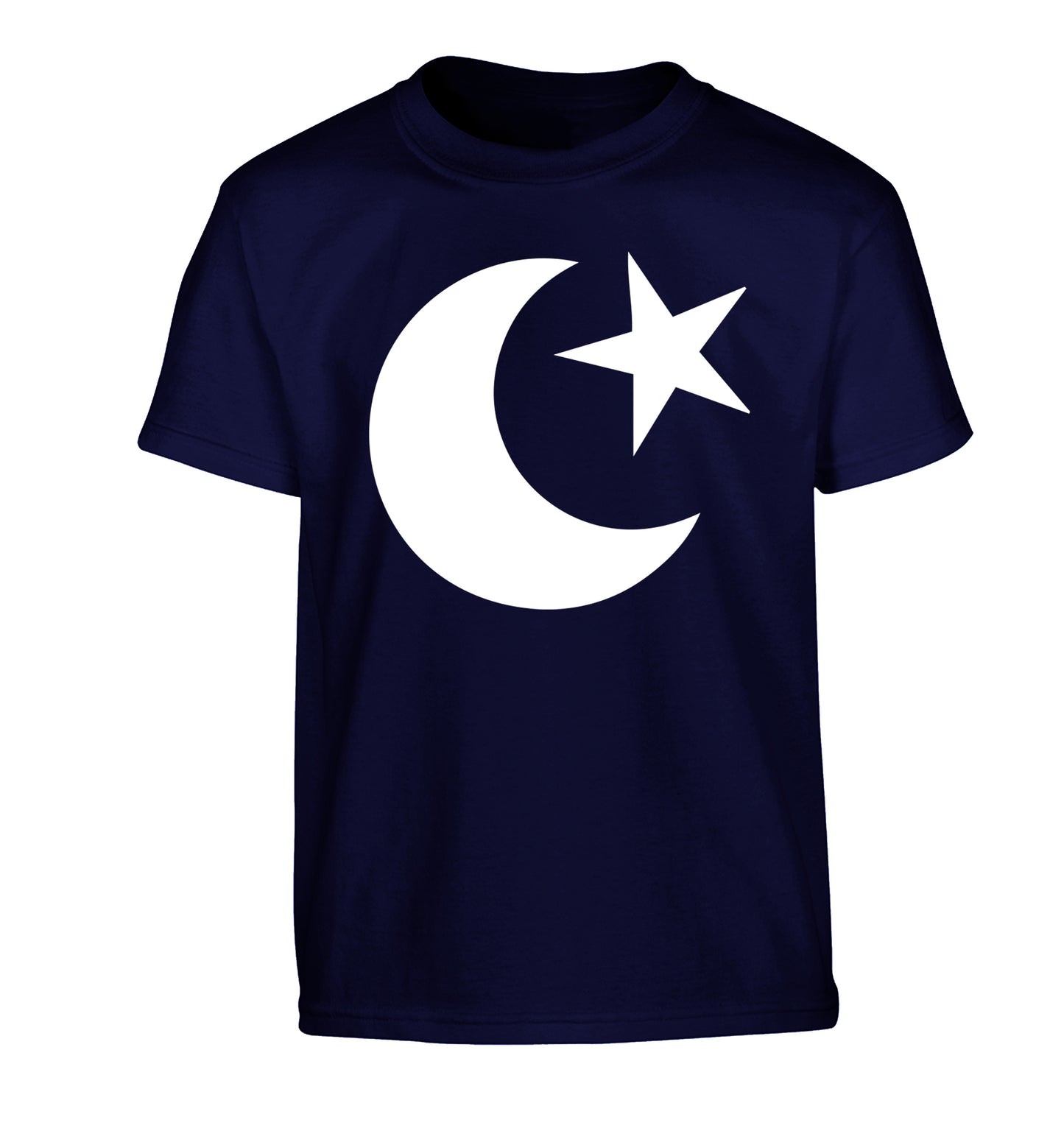 Eid symbol Children's navy Tshirt 12-13 Years