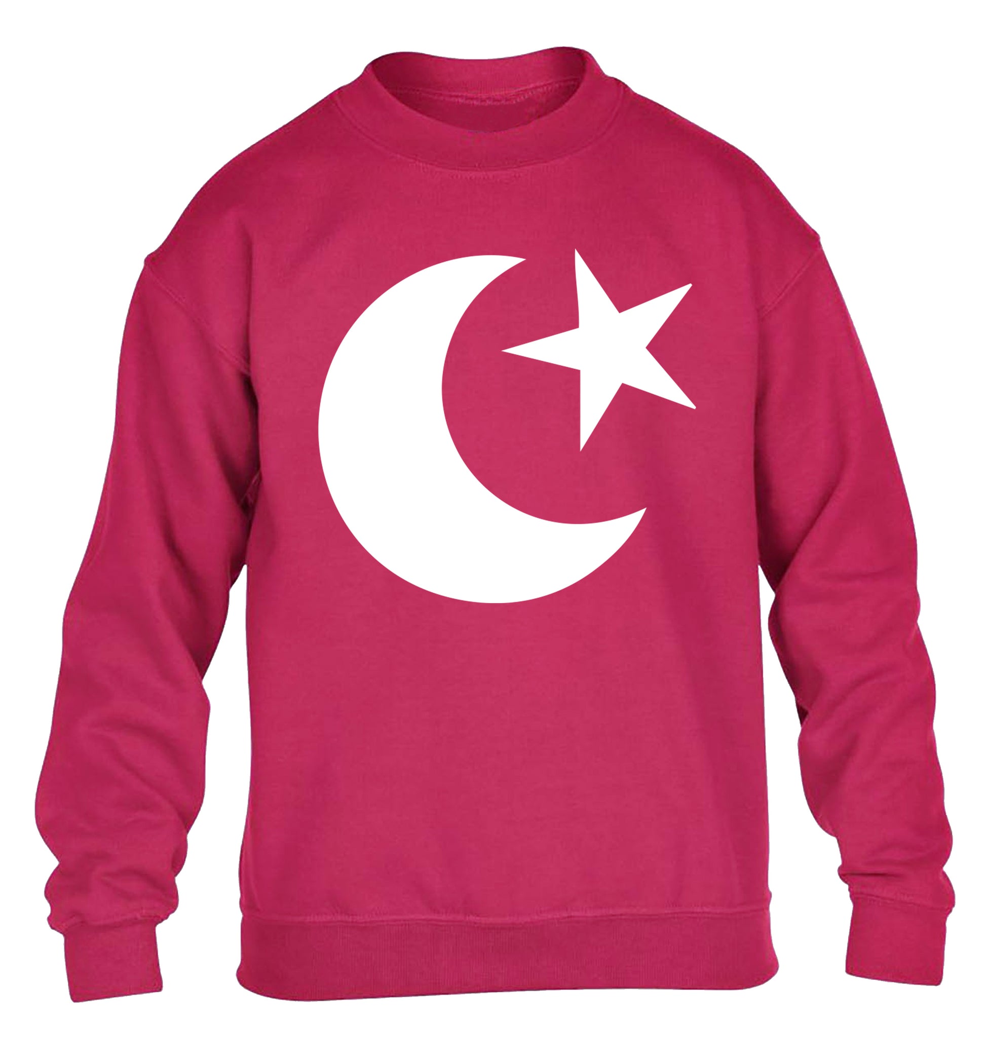 Eid symbol children's pink sweater 12-13 Years