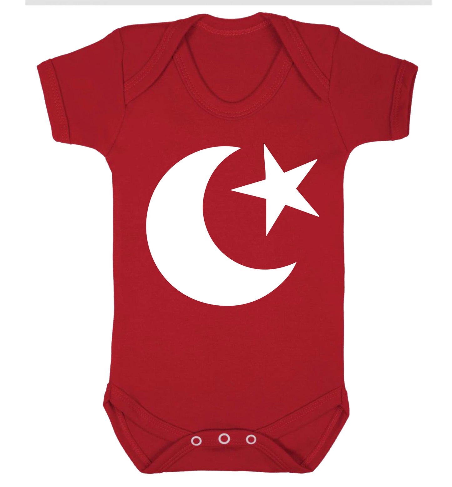 Eid Symbol Baby Vest red 18-24 months
