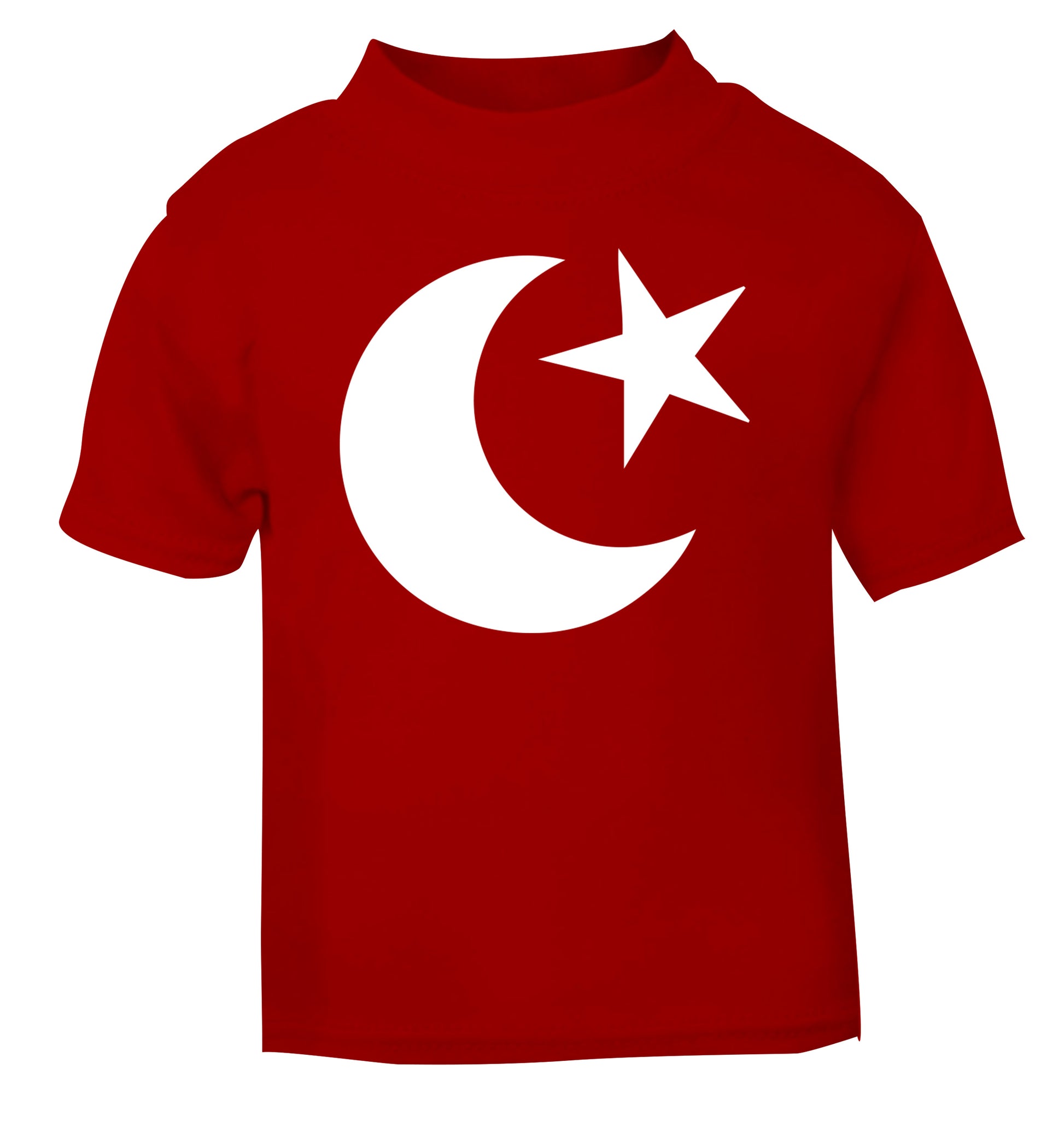 Eid symbol red baby toddler Tshirt 2 Years