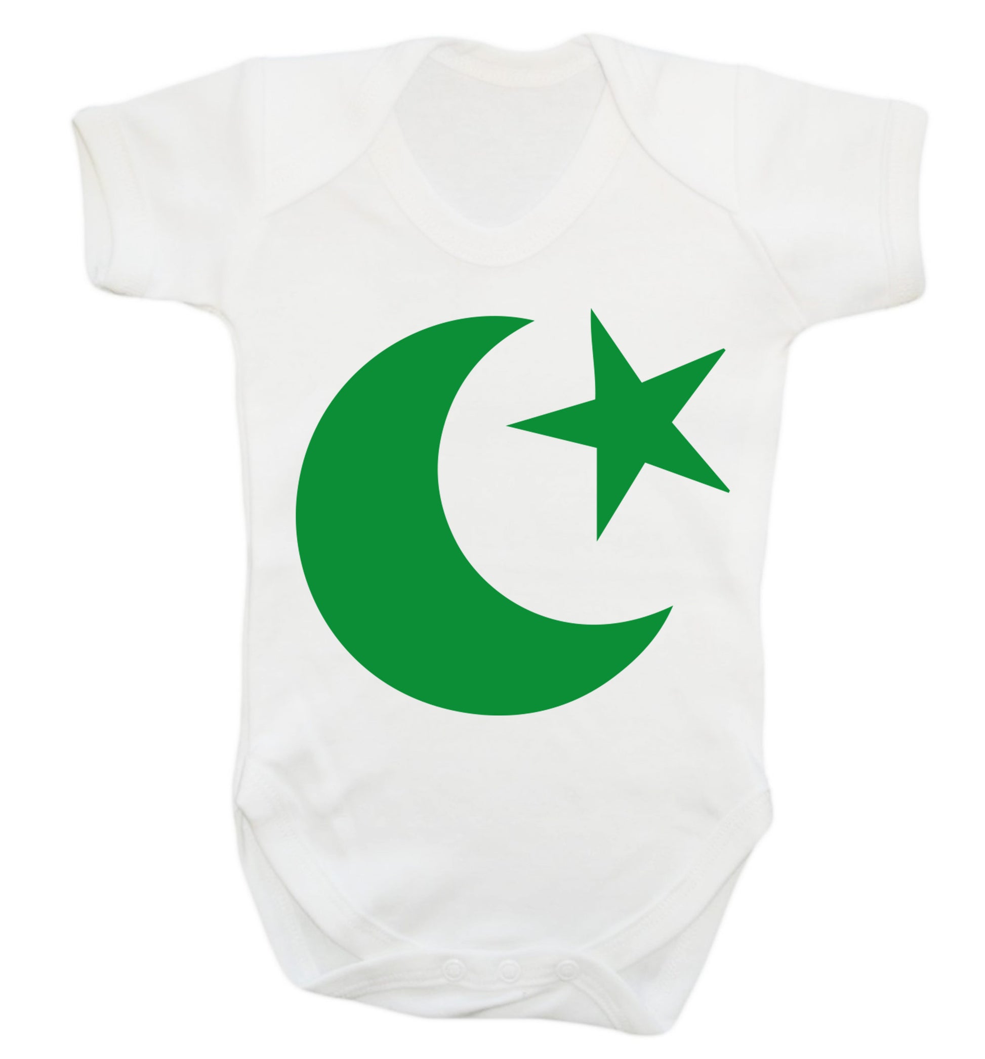 Eid Symbol Baby Vest white 18-24 months