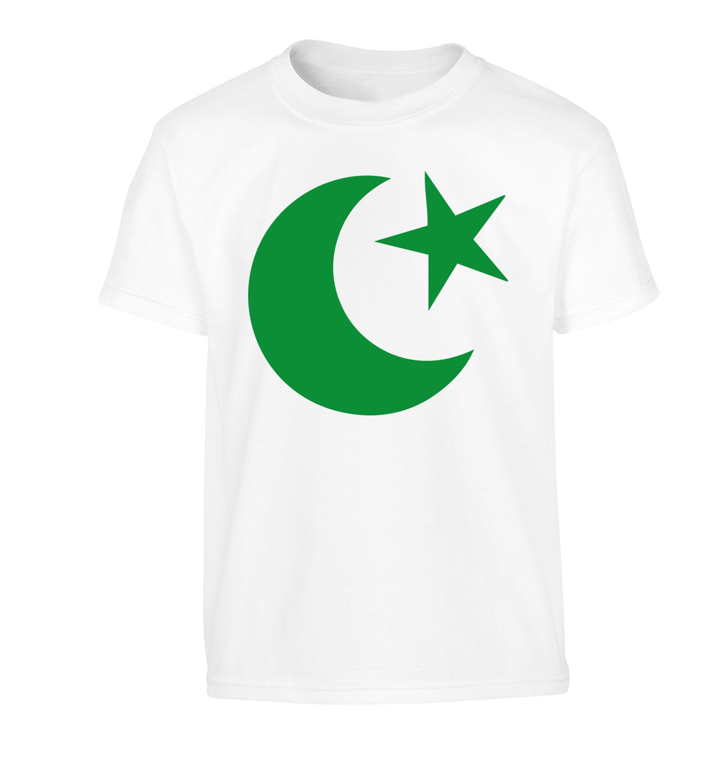 Eid symbol Children's white Tshirt 12-13 Years