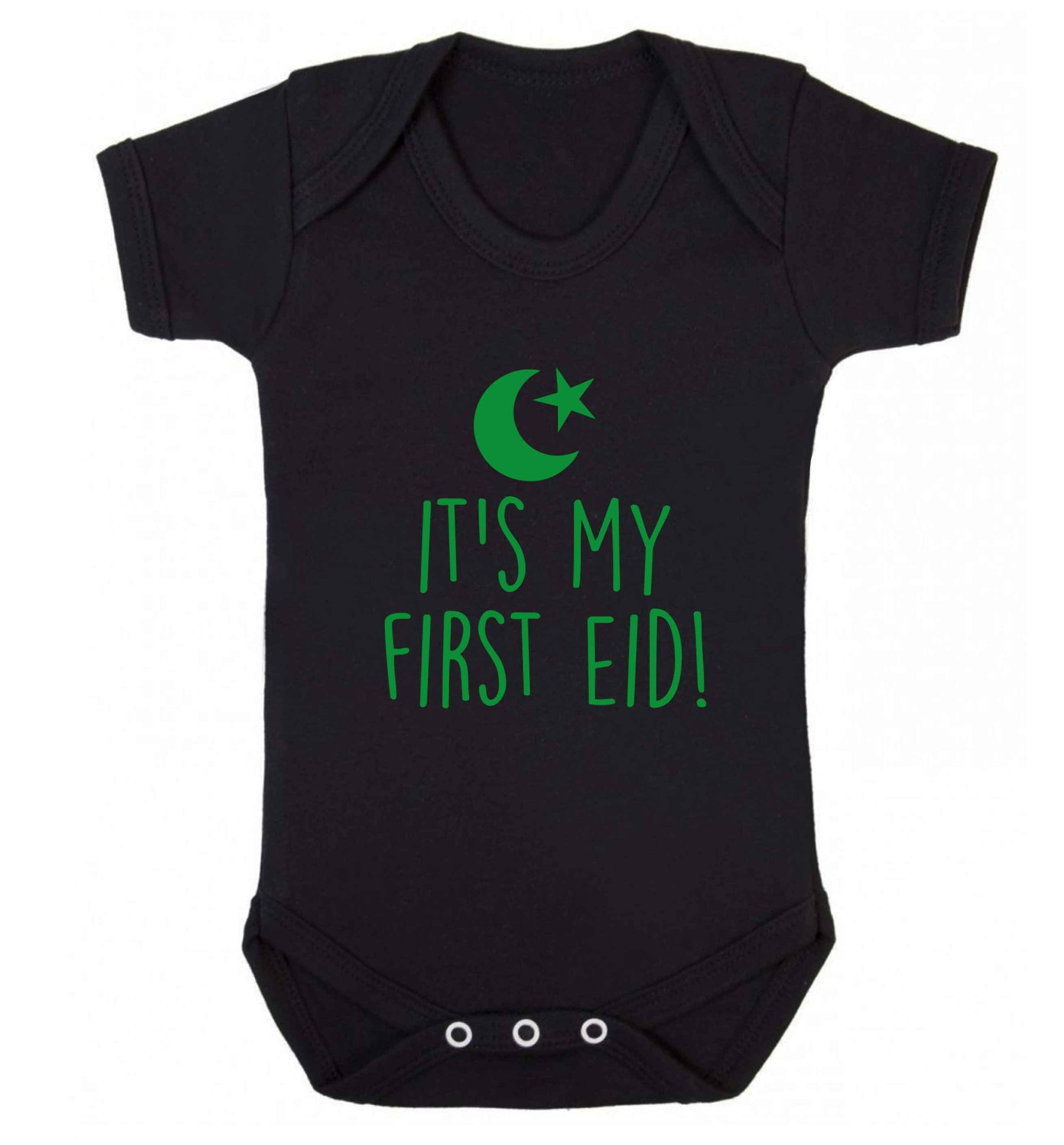 It's my first Eid baby vest black 18-24 months
