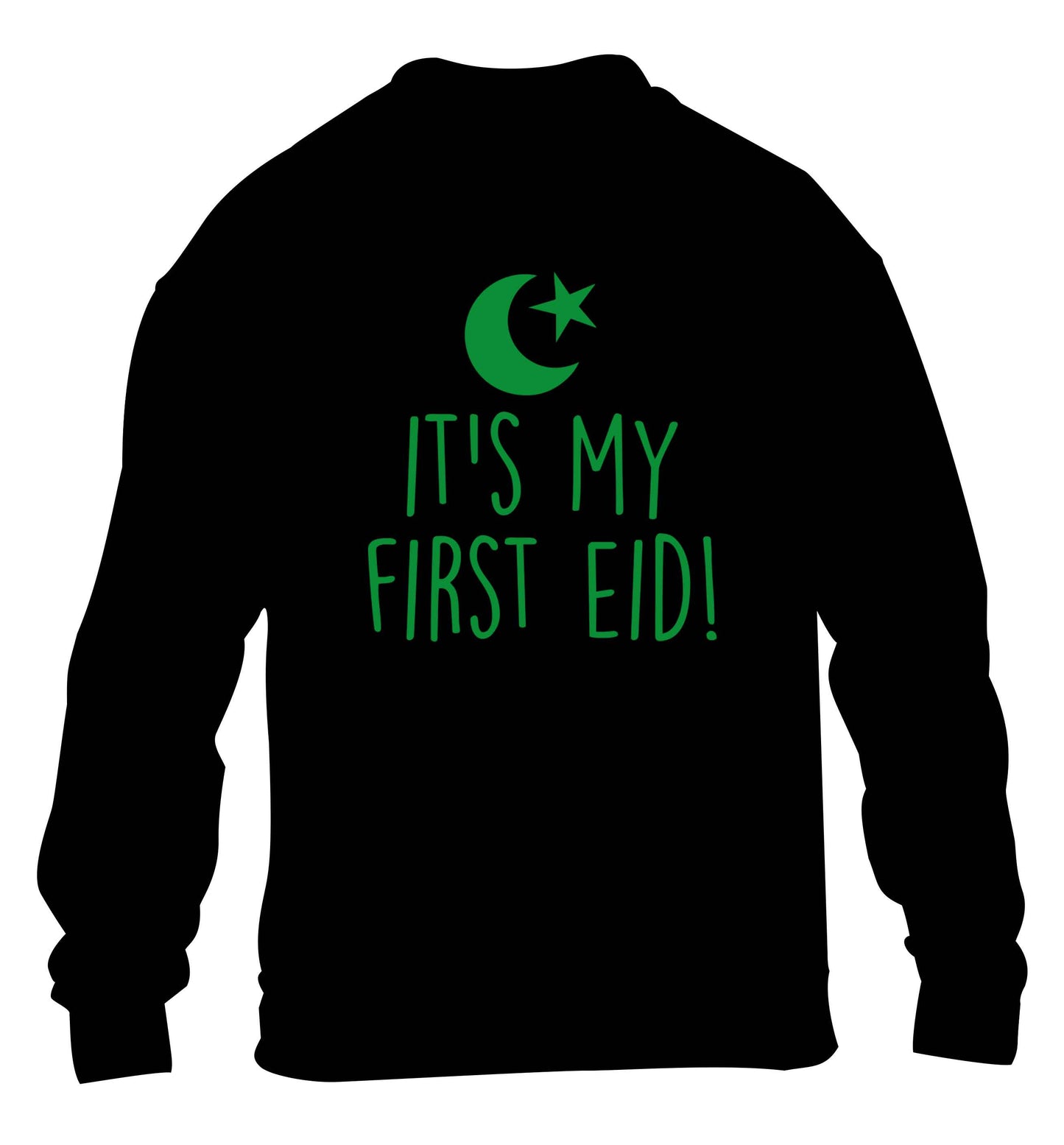 It's my first Eid children's black sweater 12-13 Years