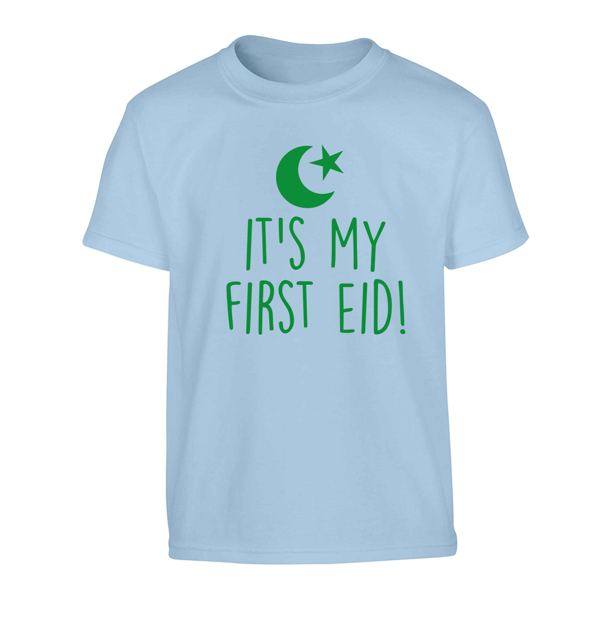 It's my first Eid Children's light blue Tshirt 12-13 Years