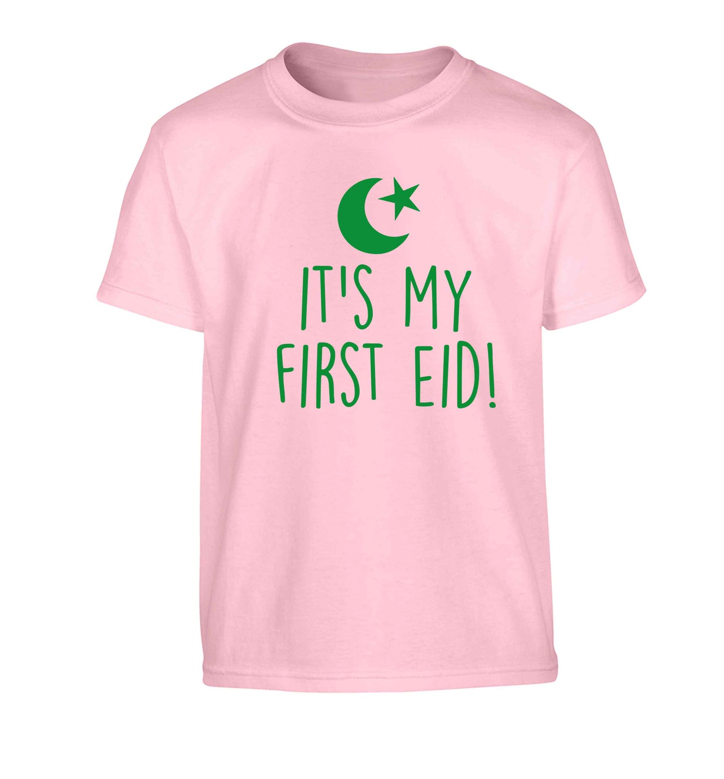 It's my first Eid Children's light pink Tshirt 12-13 Years