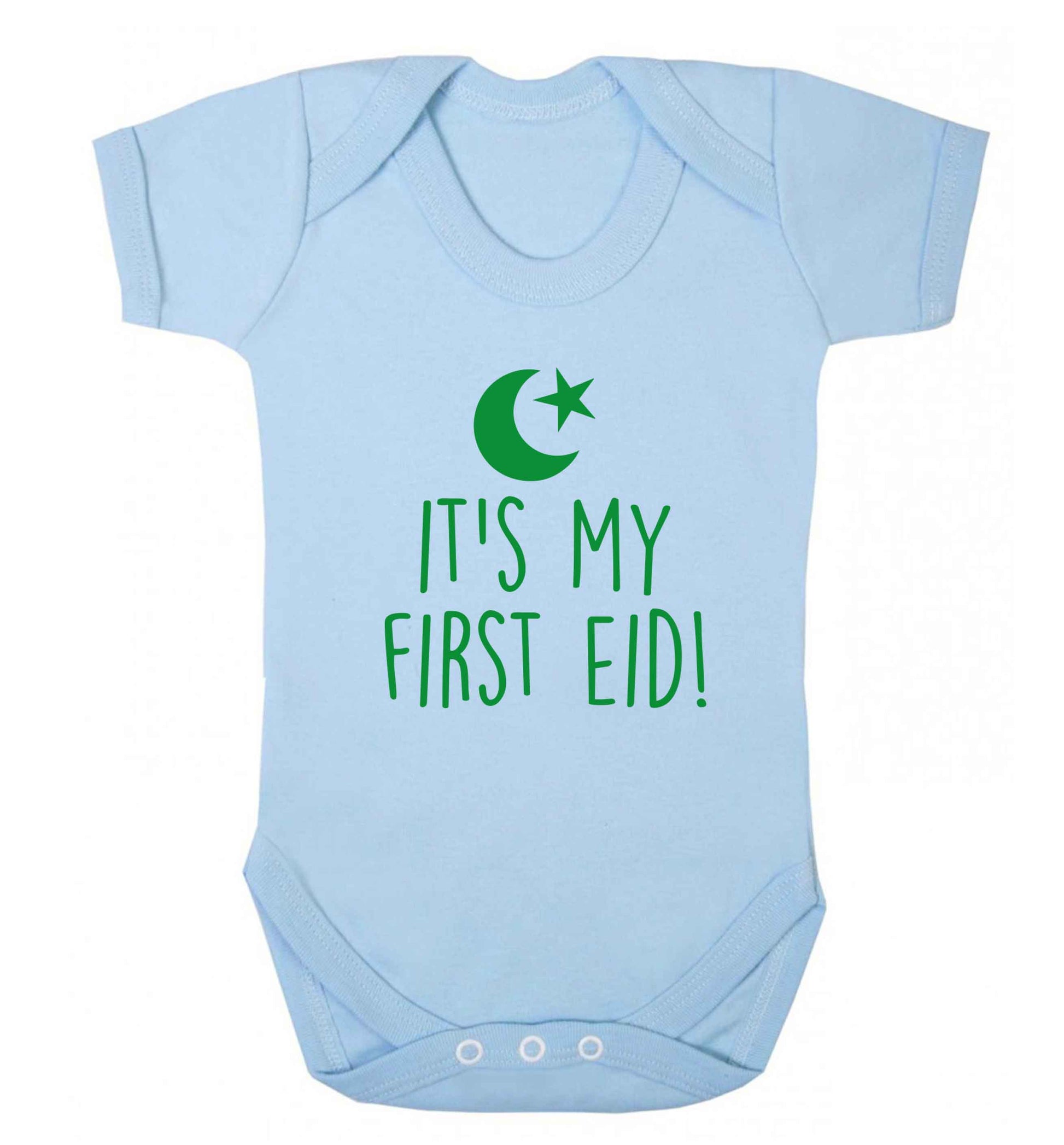 It's my first Eid baby vest pale blue 18-24 months