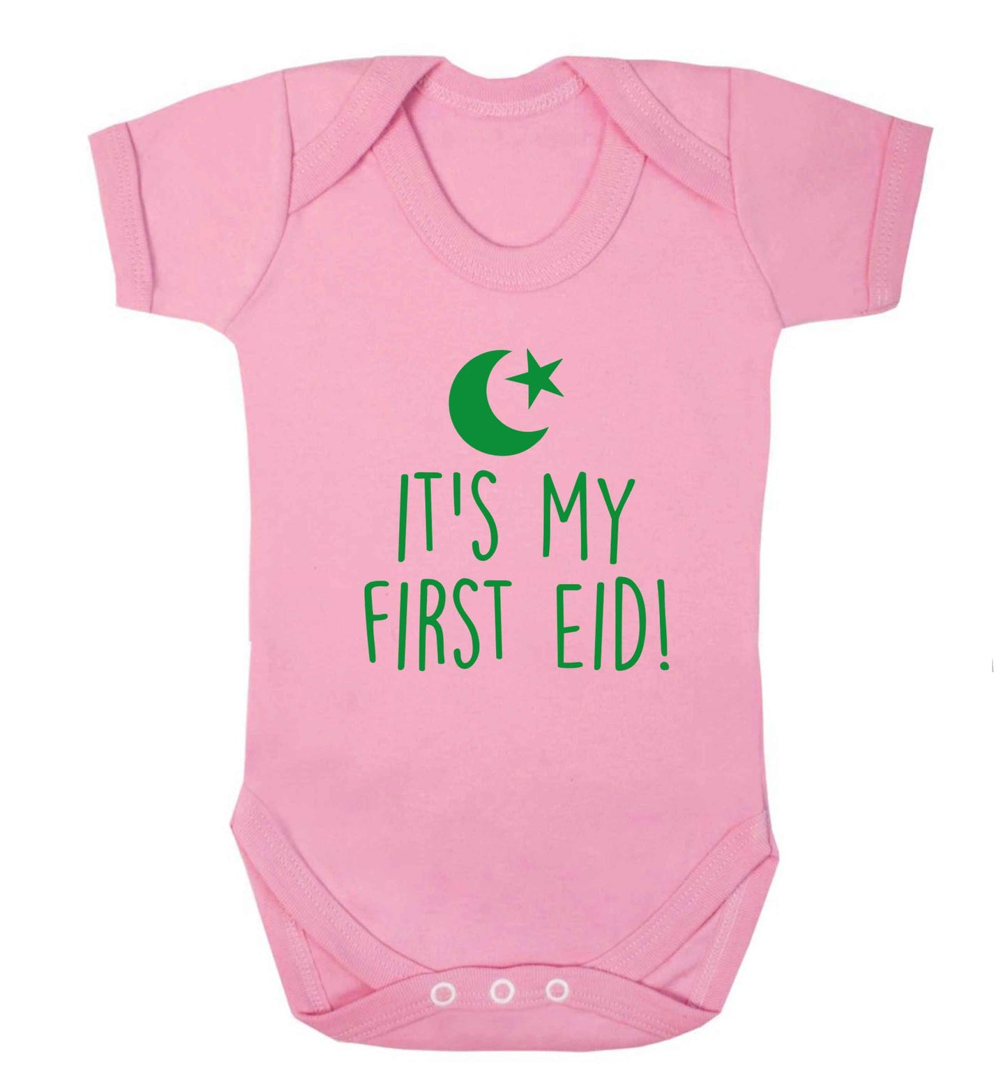 It's my first Eid baby vest pale pink 18-24 months