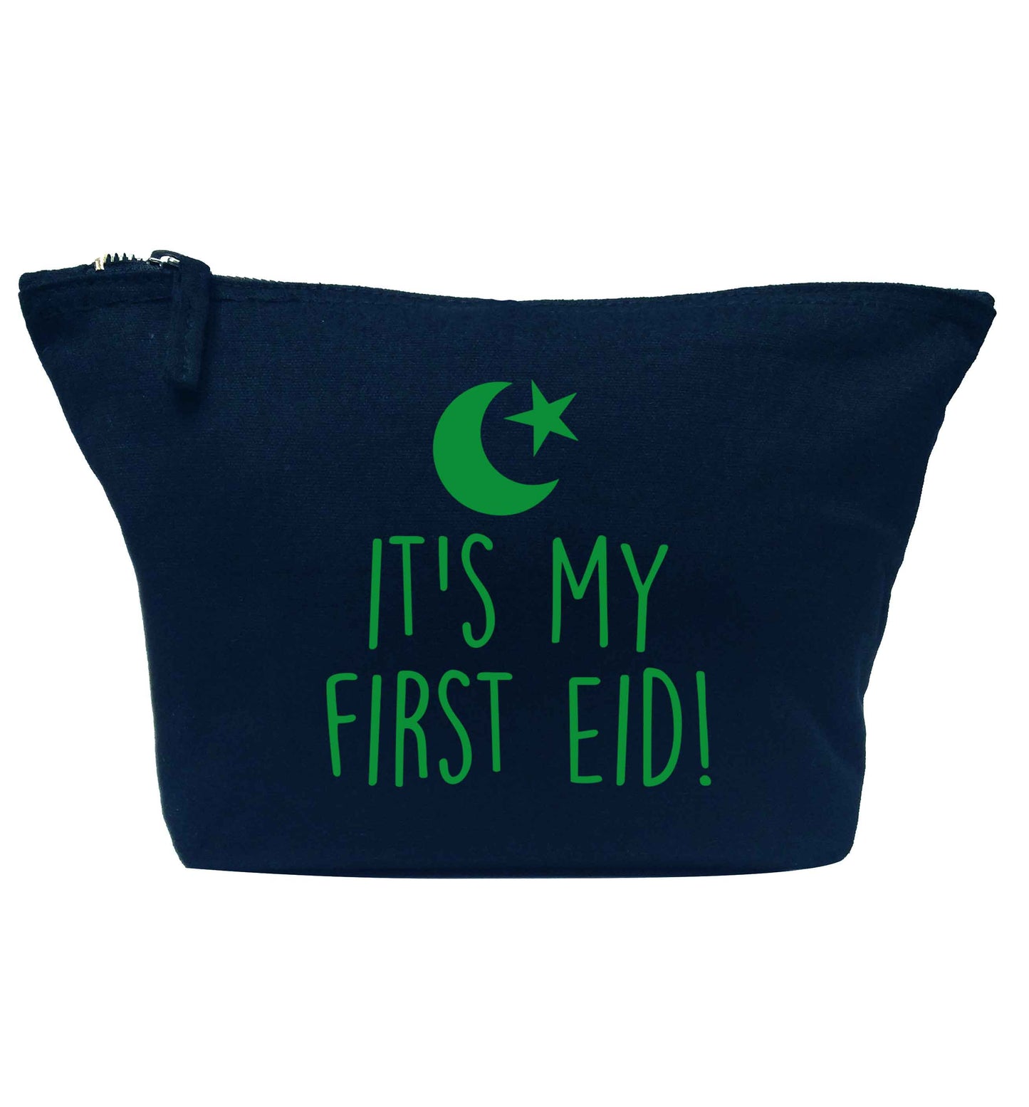 It's my first Eid navy makeup bag