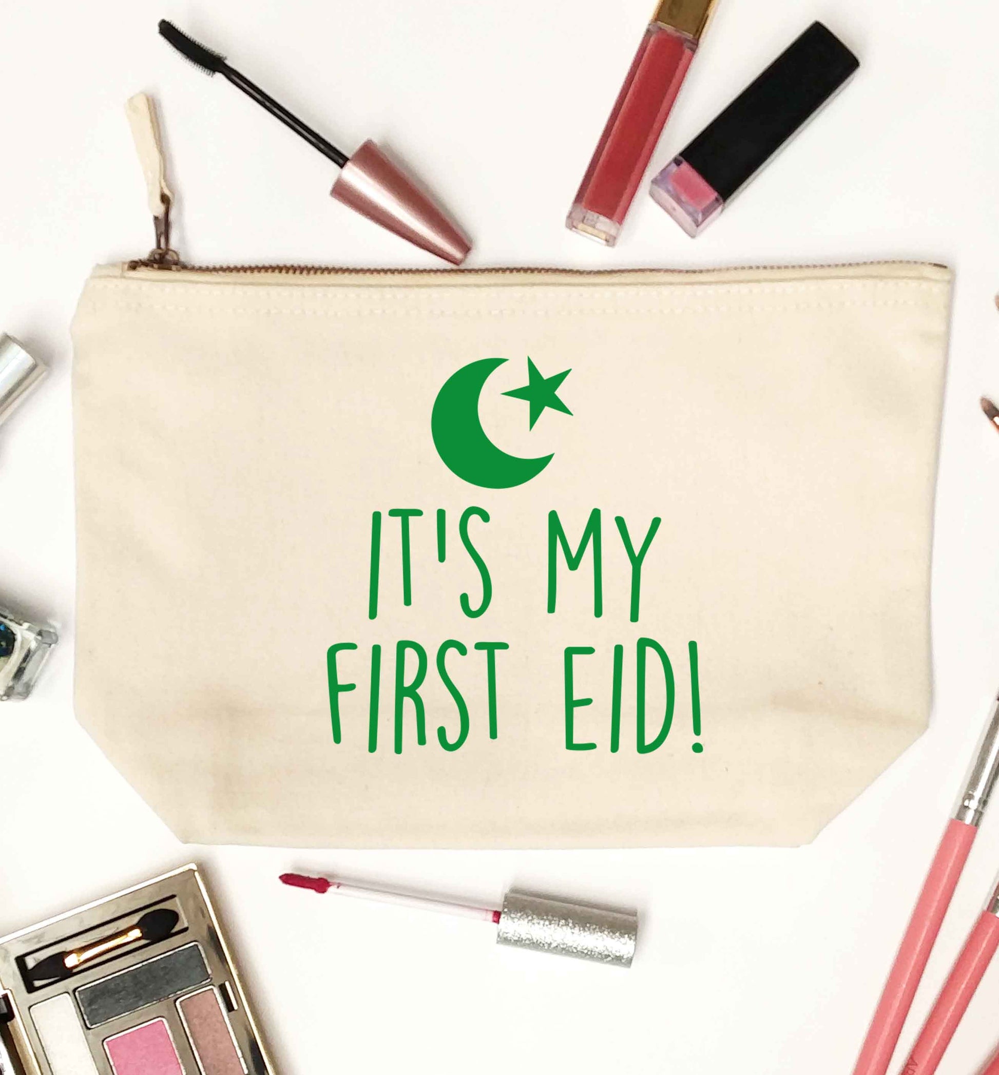 It's my first Eid natural makeup bag