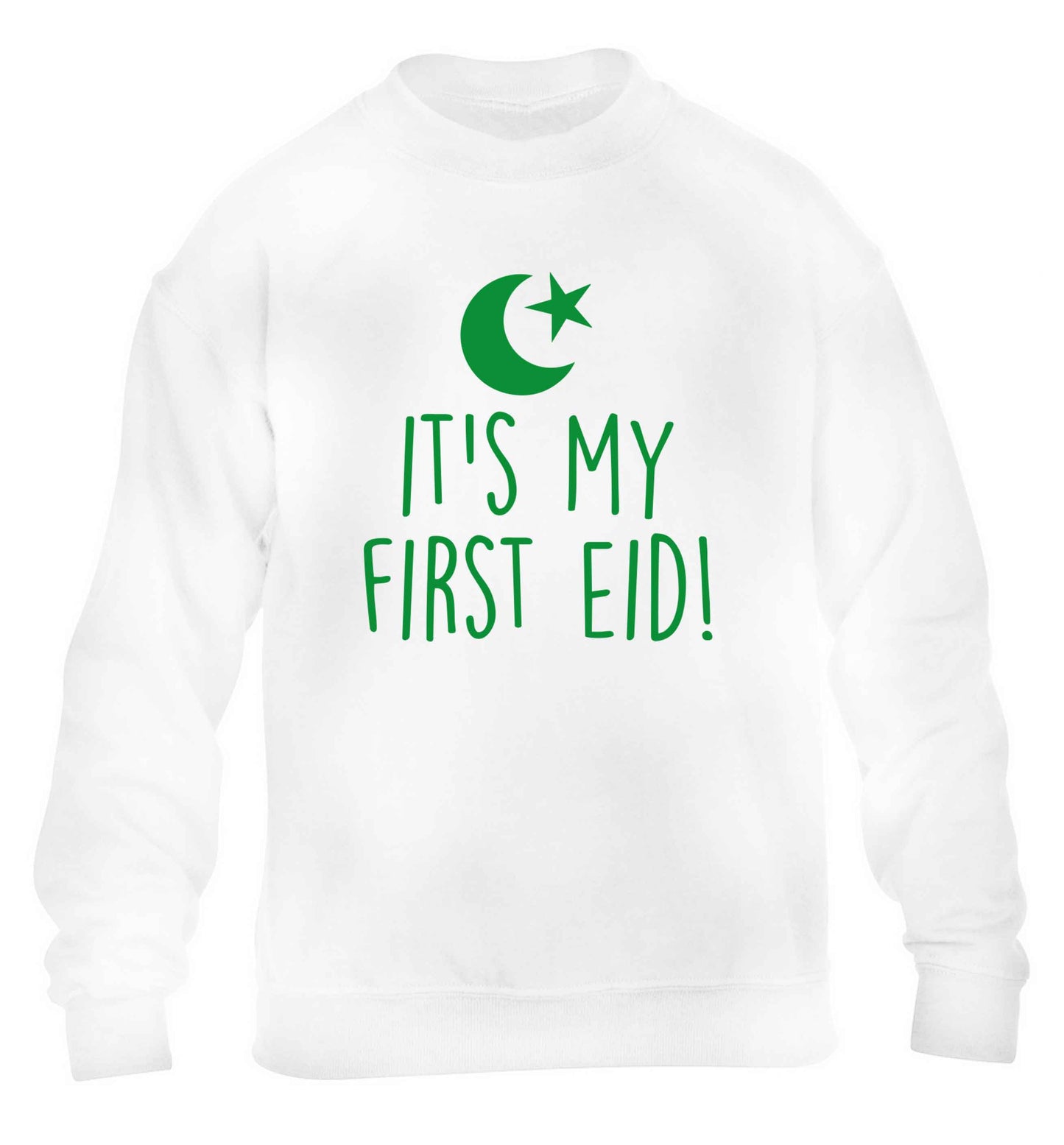 It's my first Eid children's white sweater 12-13 Years