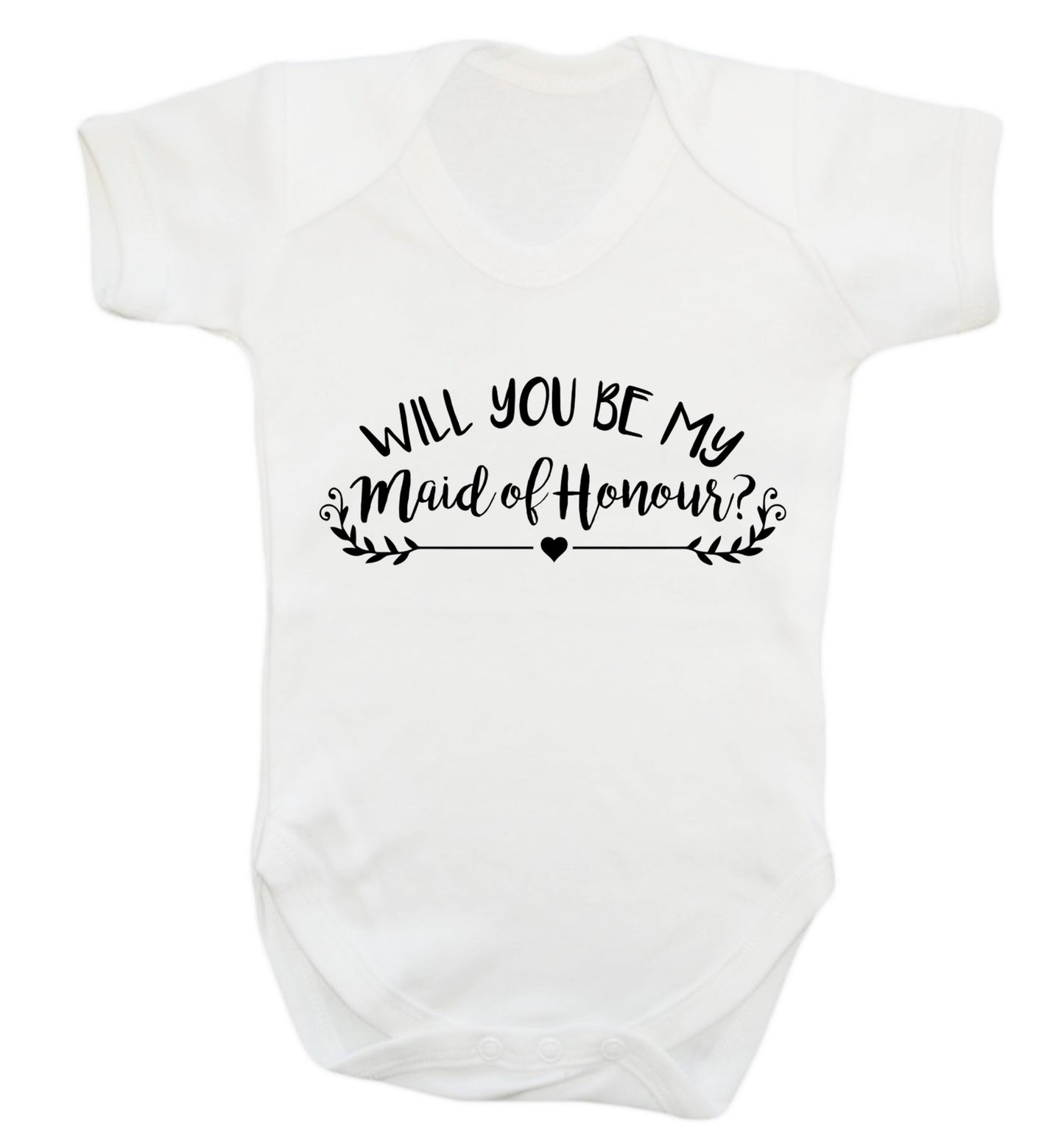 Will you be my maid of honour? Baby Vest white 18-24 months