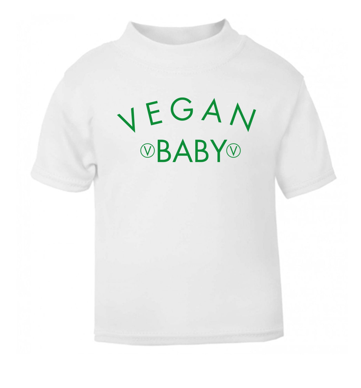 Vegan baby white Baby Toddler Tshirt 2 Years