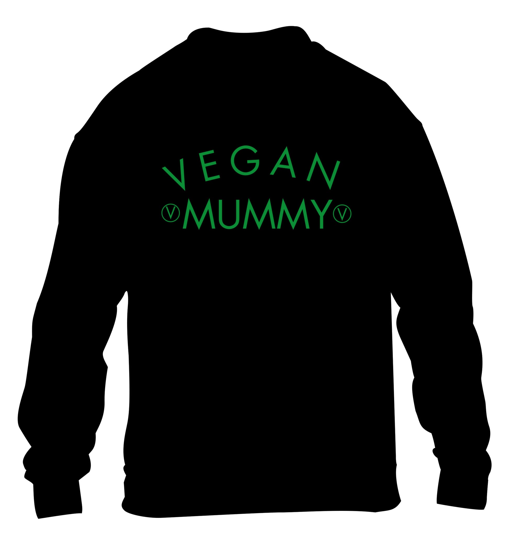 Vegan mummy children's black sweater 12-14 Years